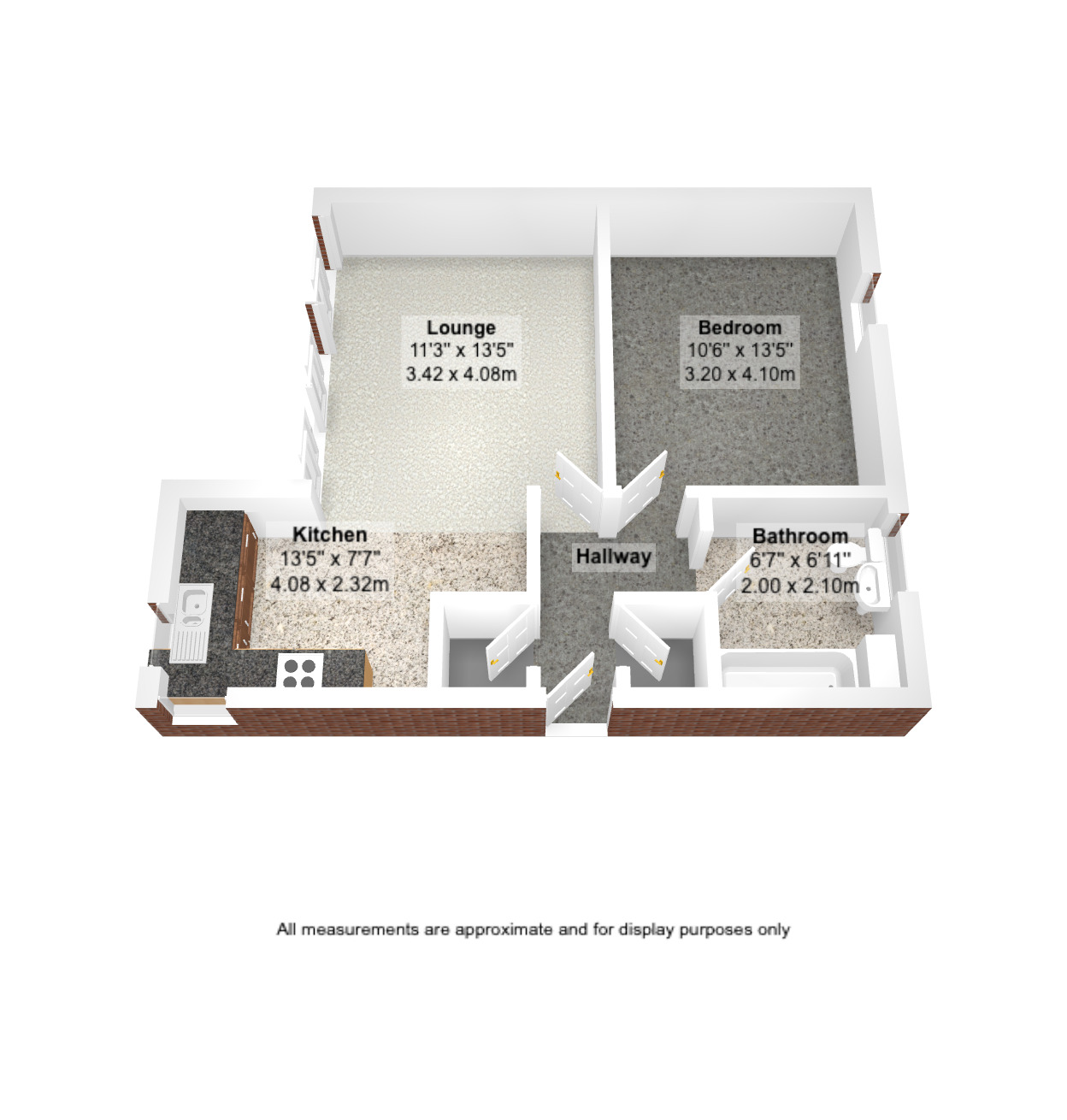 Apartment 3, 2, Burton Wood Drive, Birmingham floorplan
