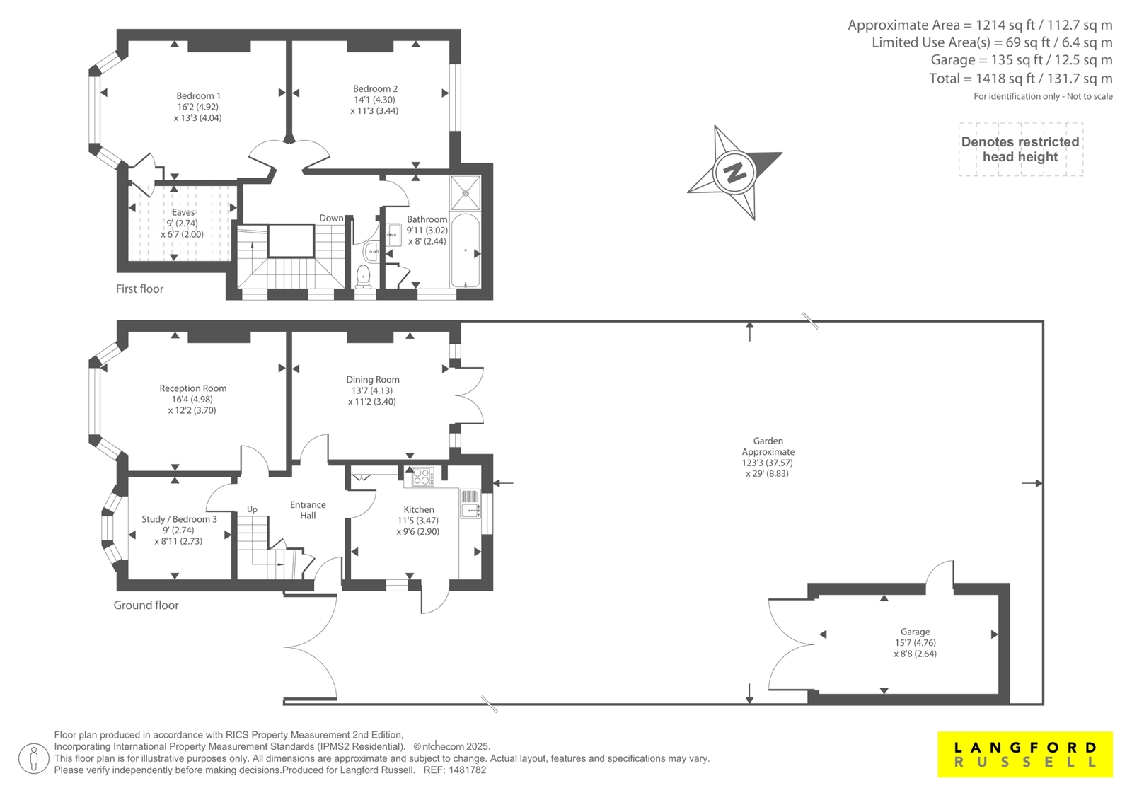109, Hawes Lane, West Wickham floorplan
