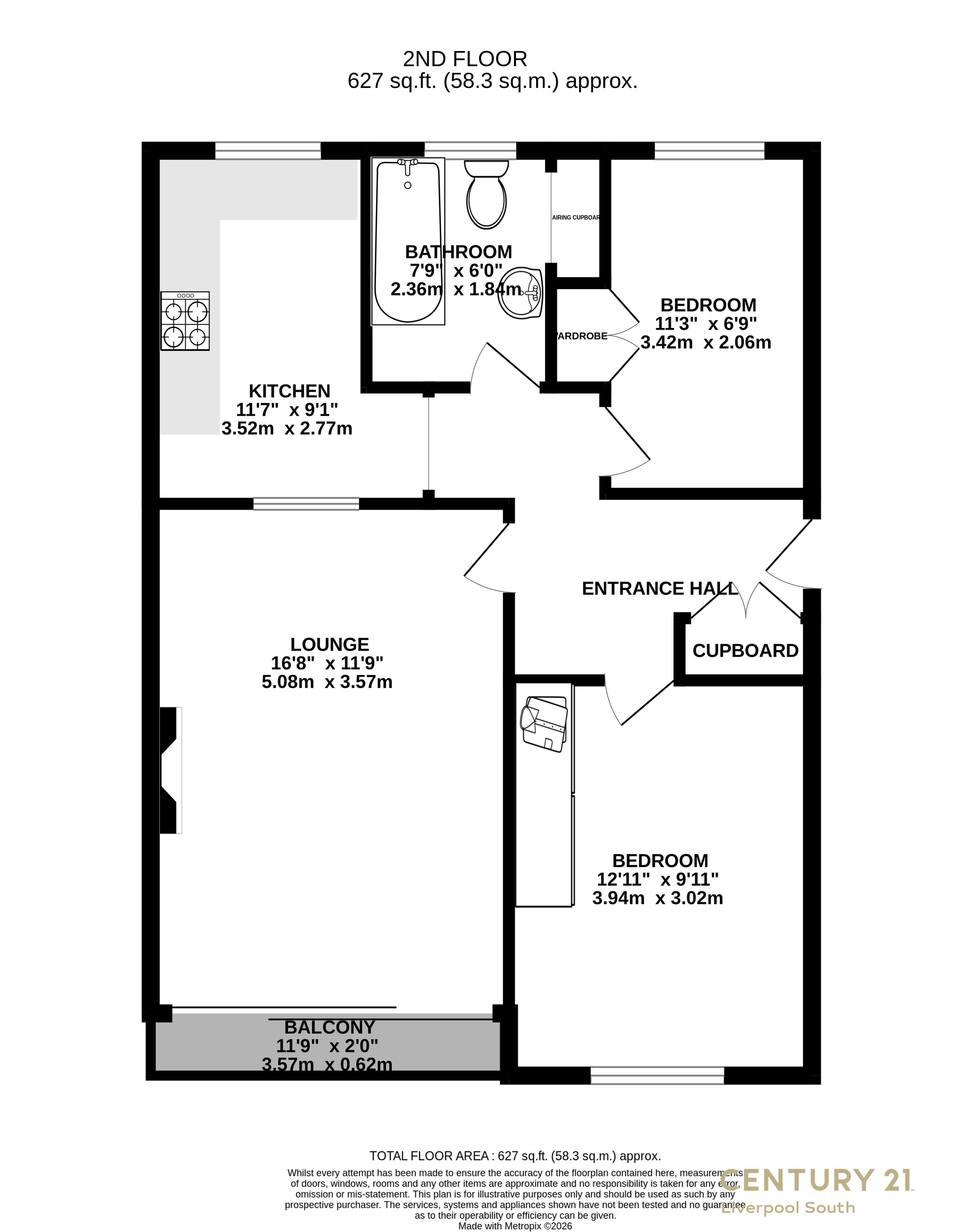 21, Rockmount Close, LIVERPOOL floorplan