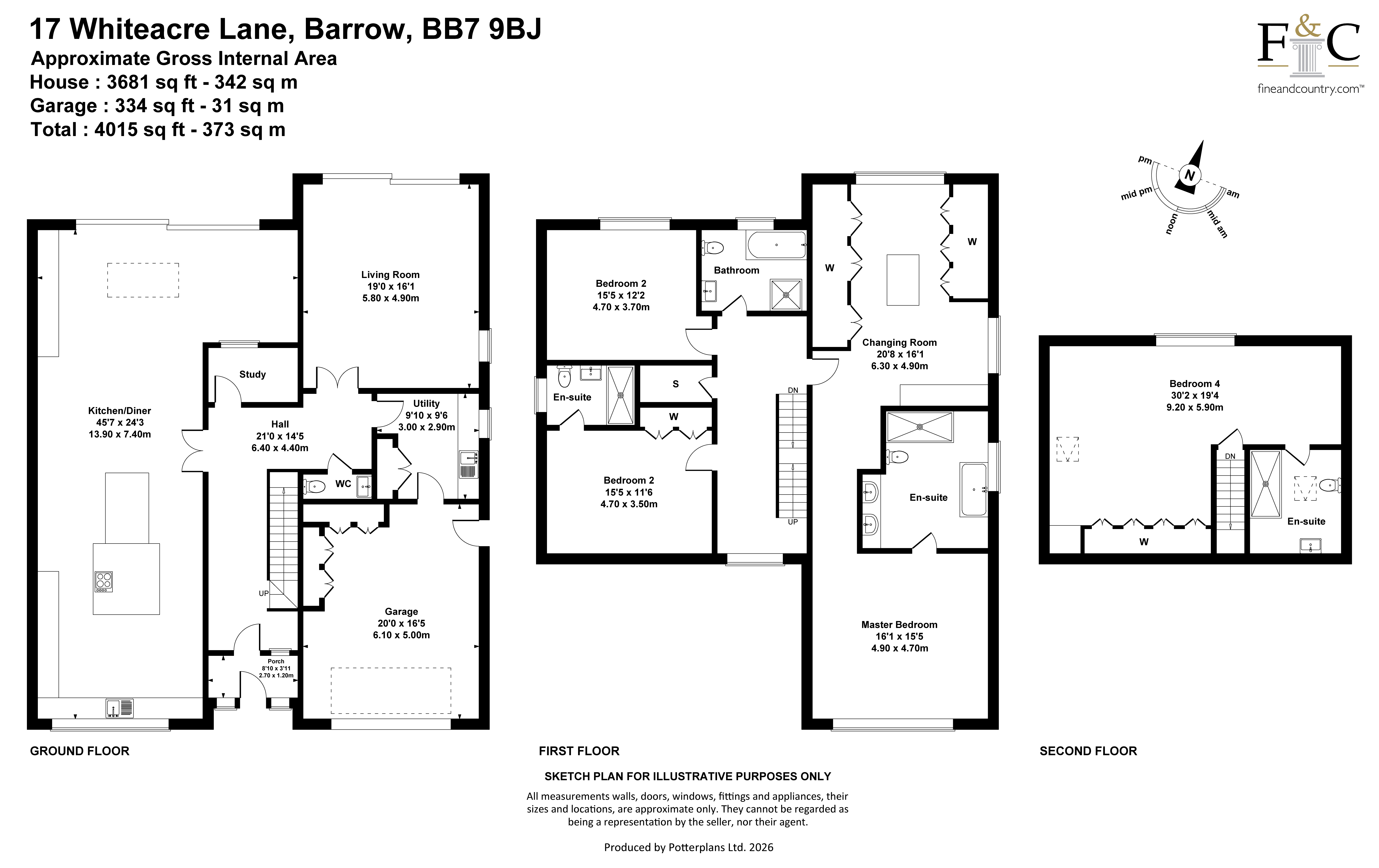 17, Whiteacre Lane, Clitheroe floorplan