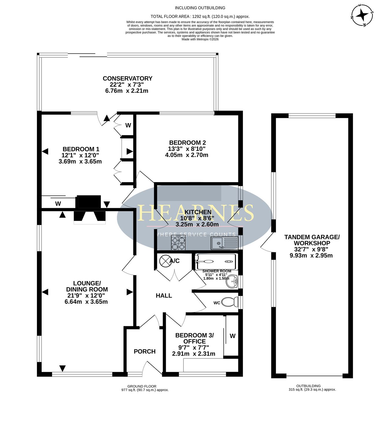 13, Branksea Close, Poole floorplan