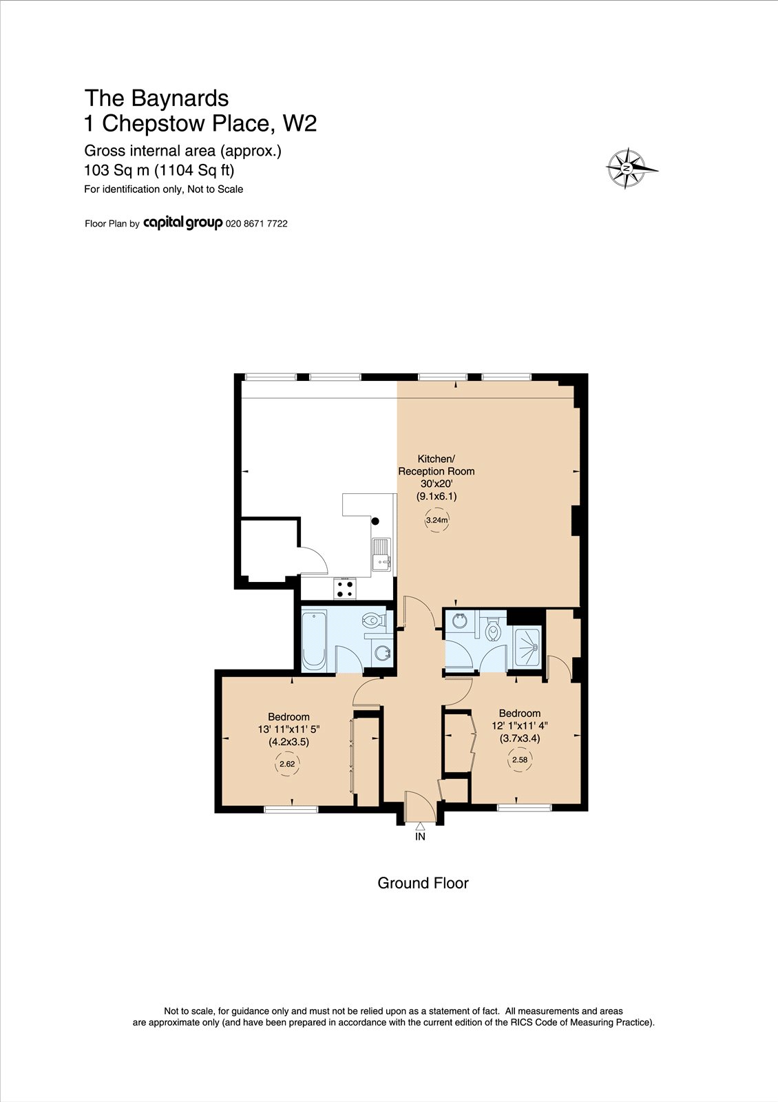 2 Bedrooms Flat for sale in Chepstow Place, London W2