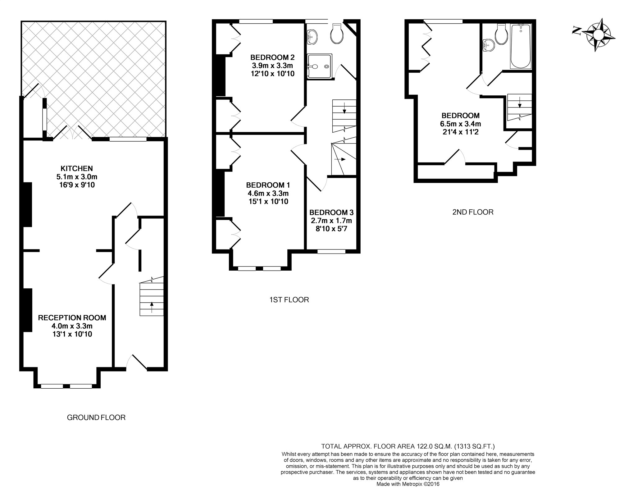 3 Bedrooms Terraced house to rent in Oaklands Grove, Shepherds Bush W12