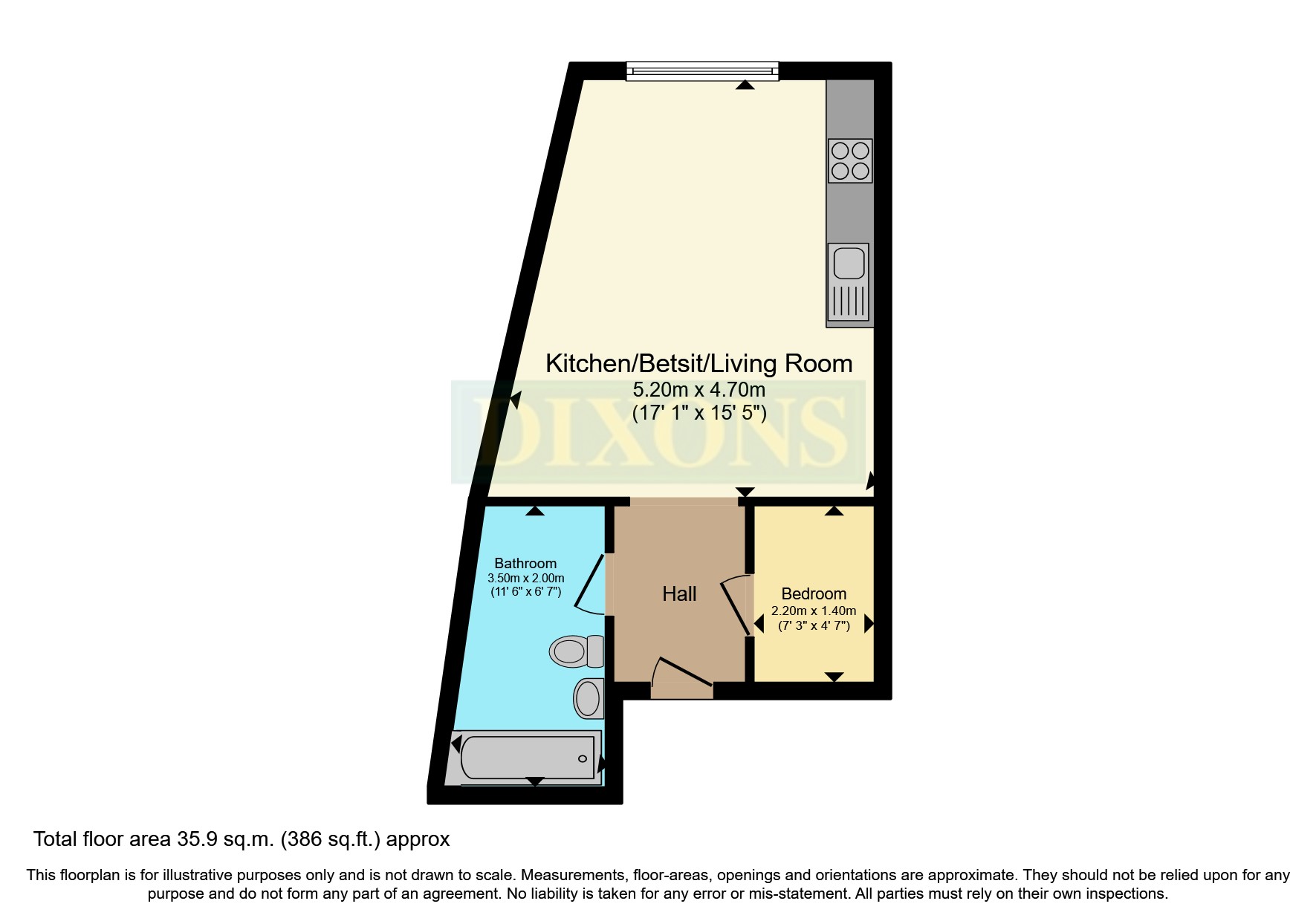Apartment 8 The Bank, 60, Sheepcote Street, West Midlands floorplan