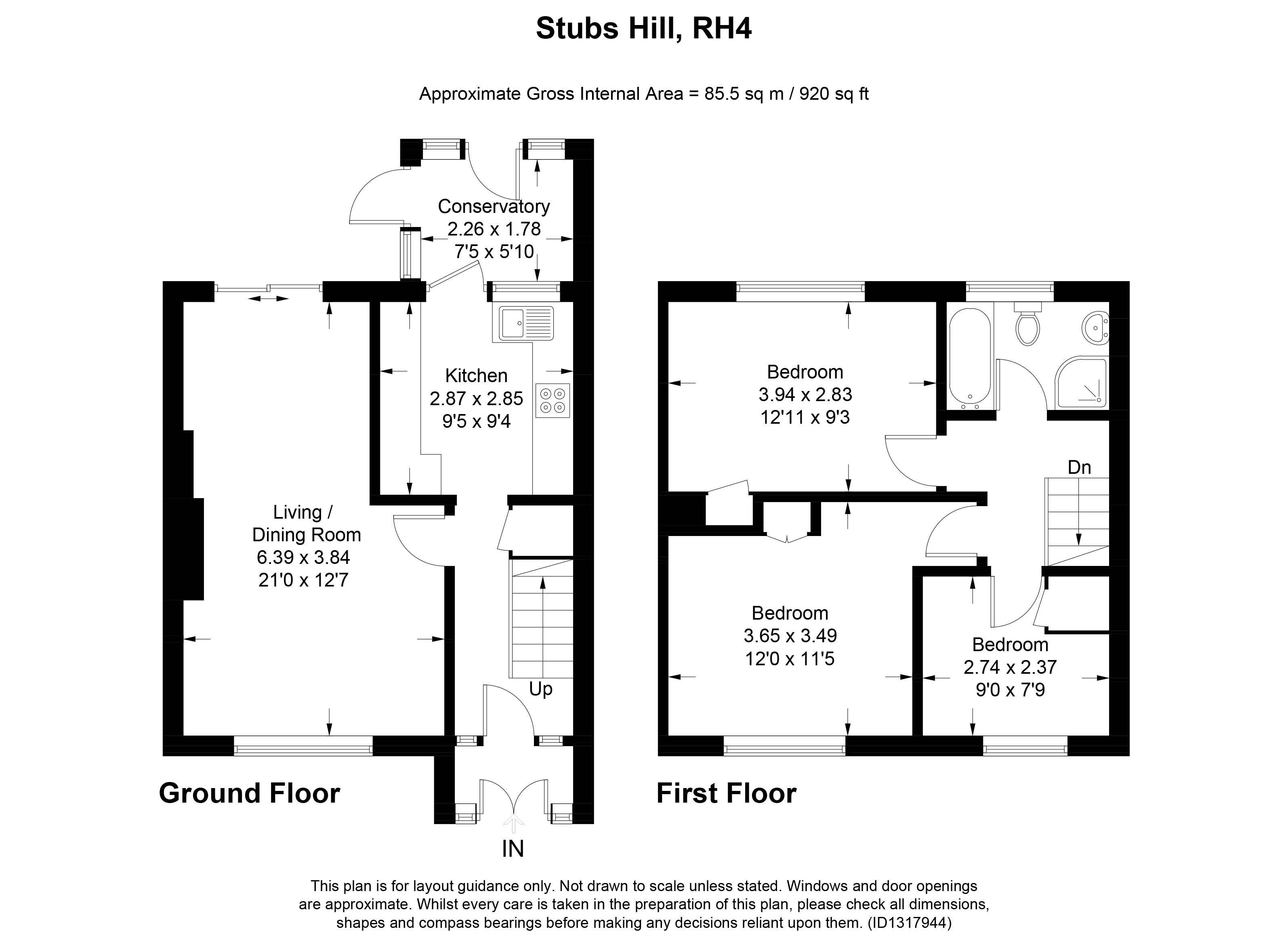 17, Stubs Hill, Dorking floorplan