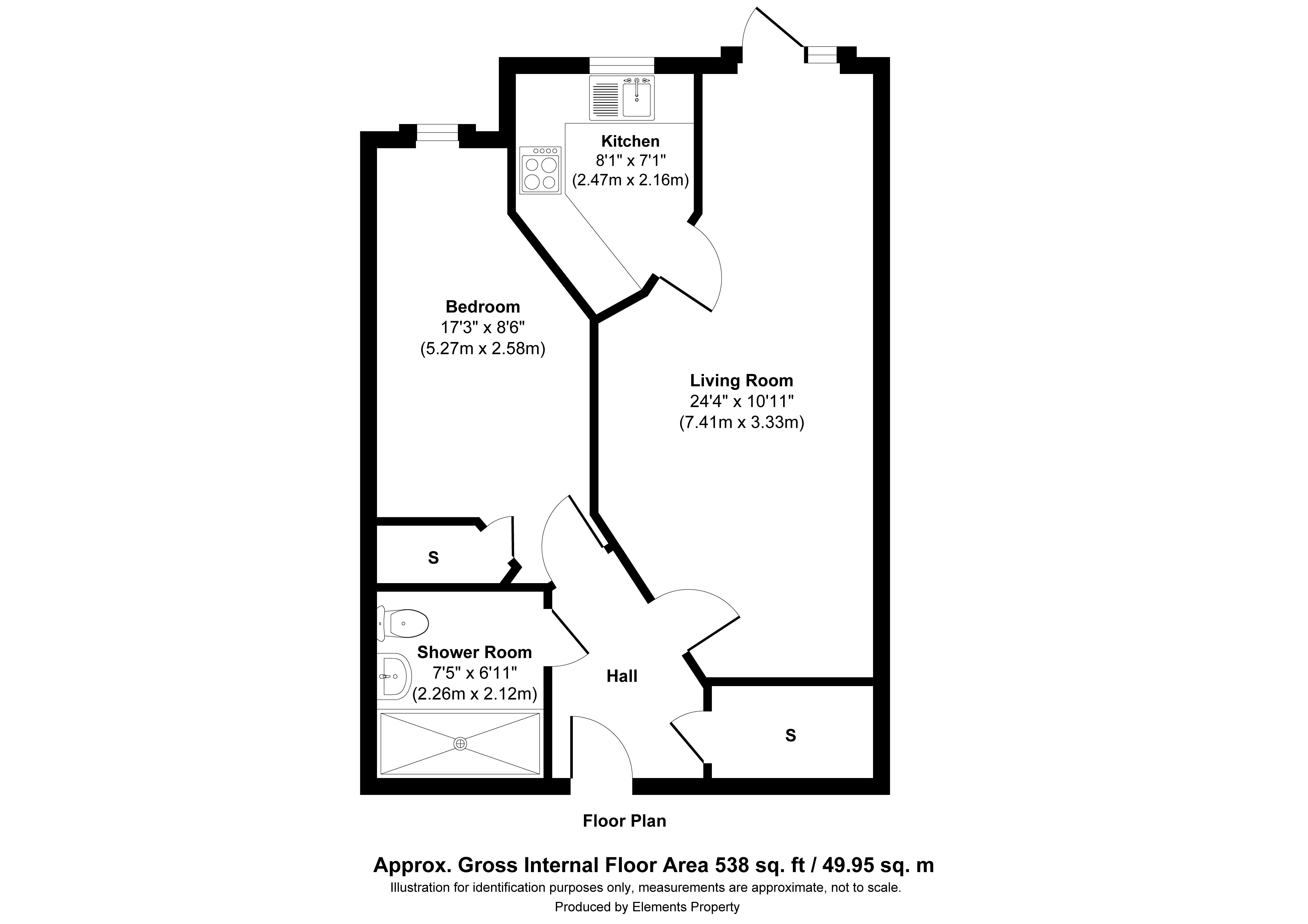 Flat 6, Darroch Gate, Coupar Angus Road, Blairgowrie floorplan