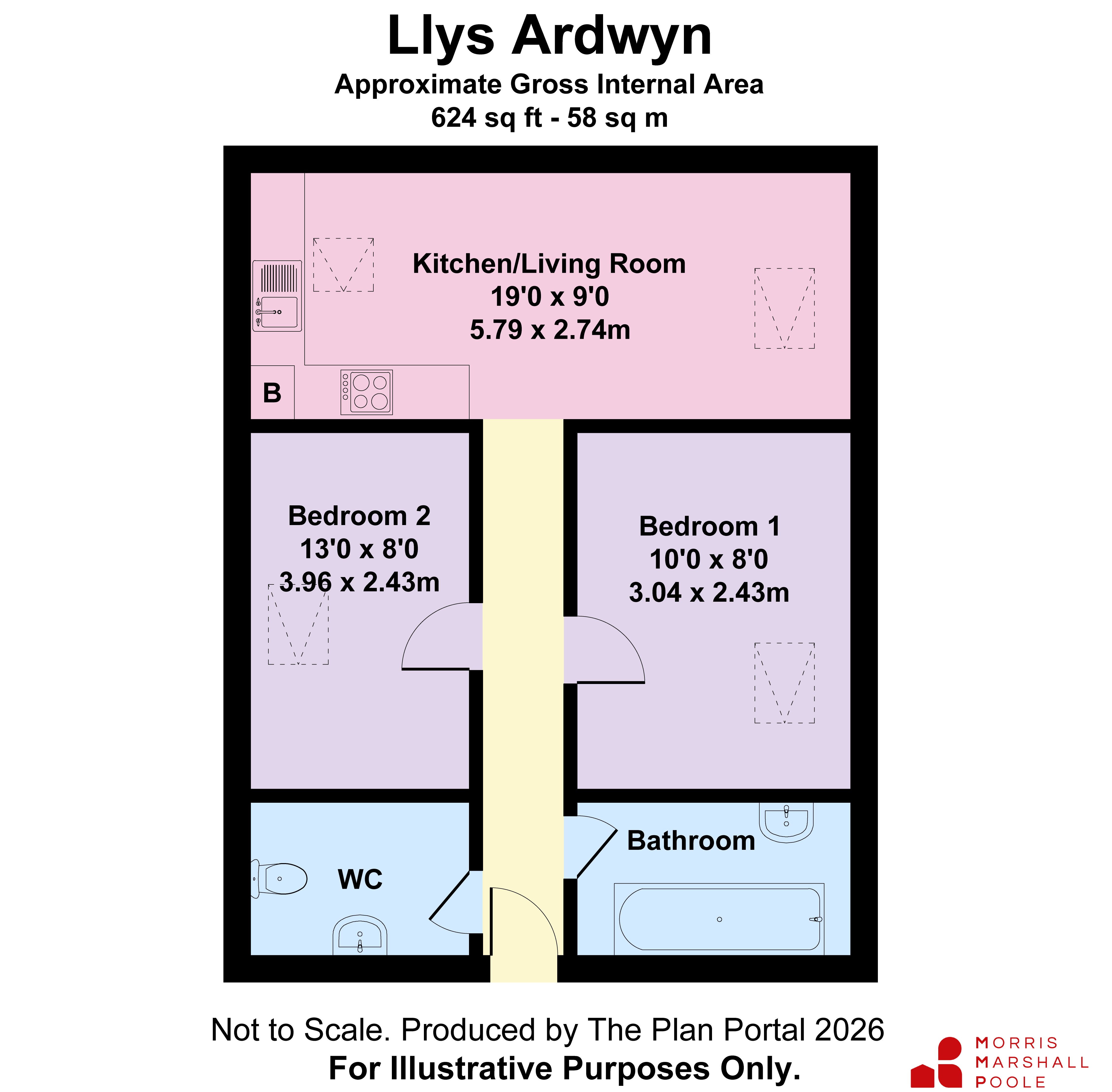 38 Llys Ardwyn,, Bryn Ardwyn, Ceredigion floorplan