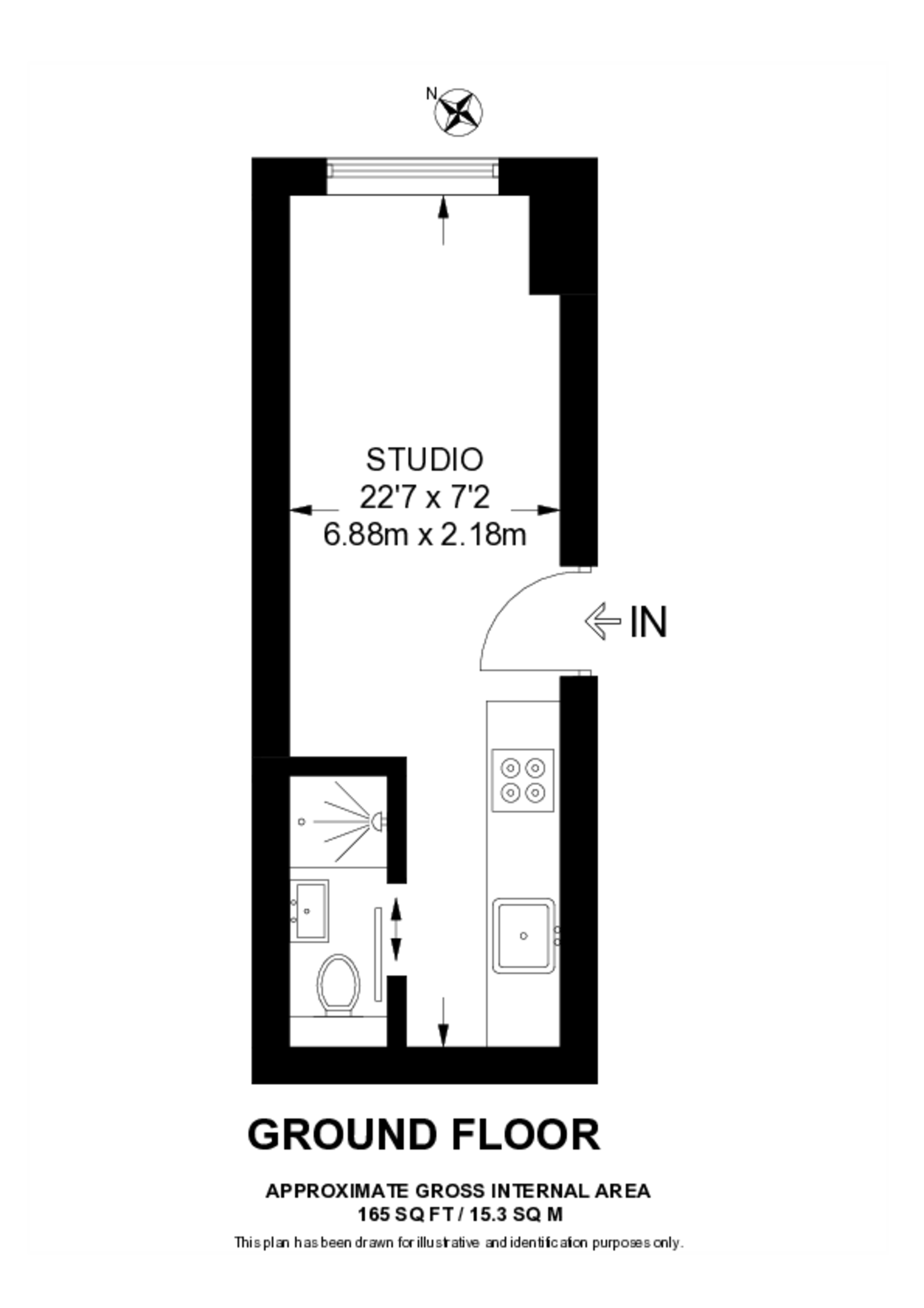 Malmesbury Road, Bow floorplan