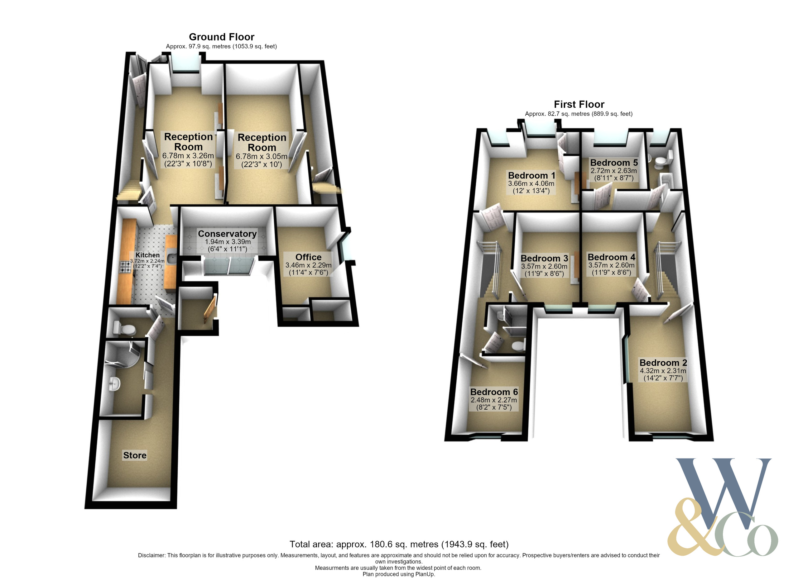 1- 2 Moffatt Terrace, Wellingborough floorplan