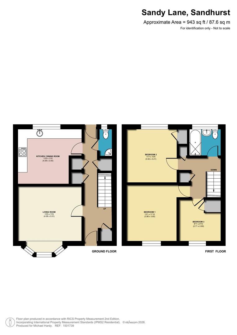 12, Sandy Lane, Sandhurst floorplan