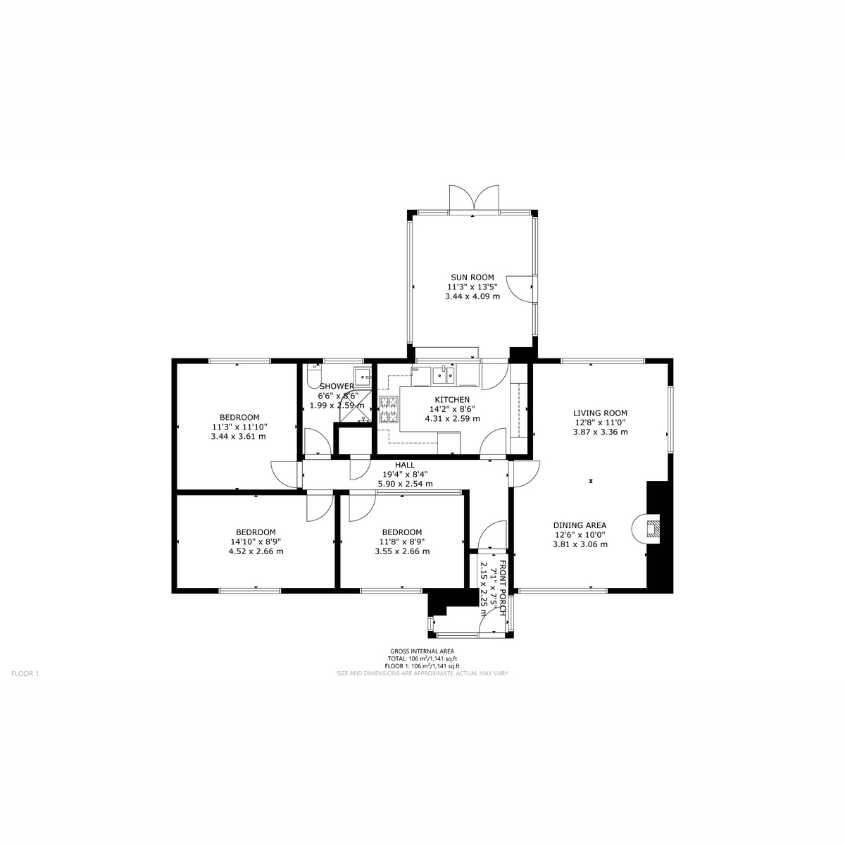 229, Shields Road, Motherwell floorplan