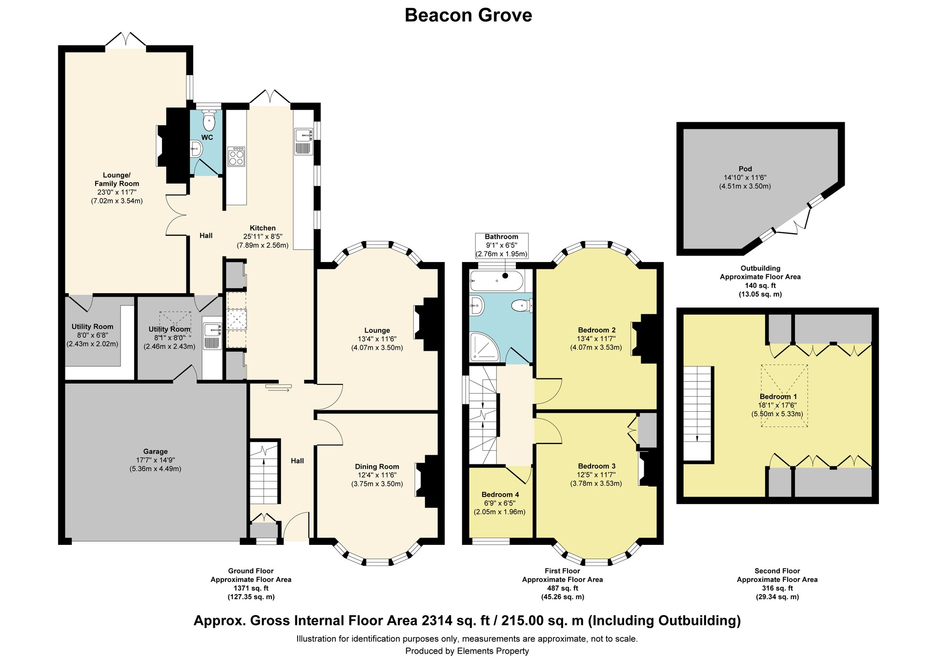 7, Beacon Grove, Preston floorplan