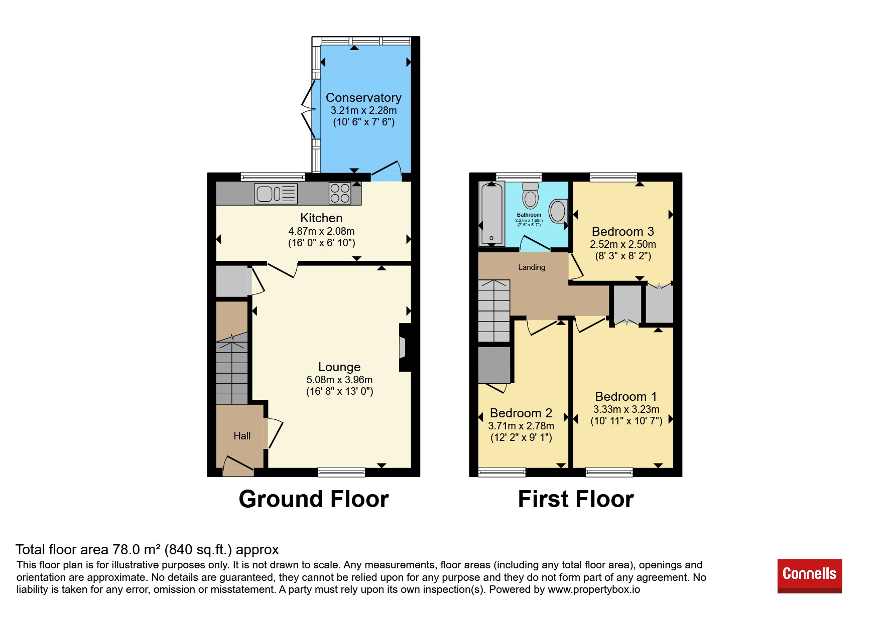 44, Featherstone Drive, Leicester floorplan