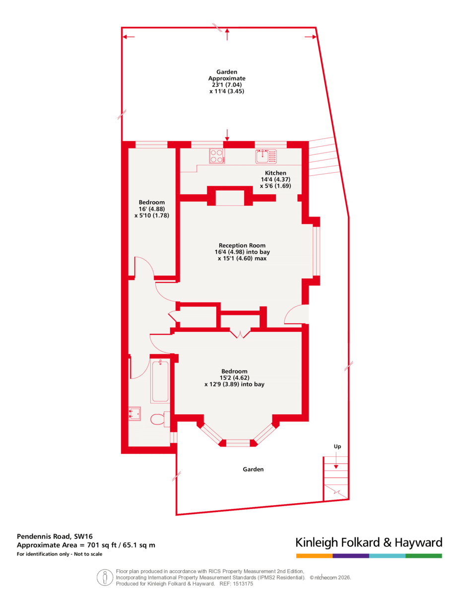 48B, Pendennis Road, London floorplan