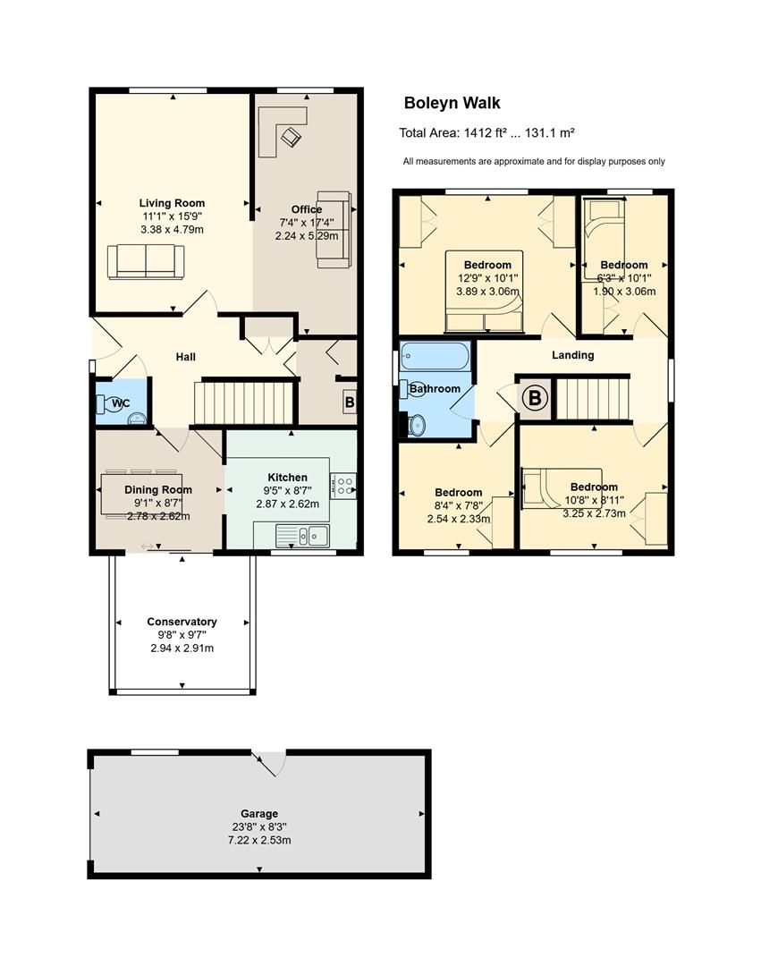 8, Boleyn Walk, Cardiff floorplan