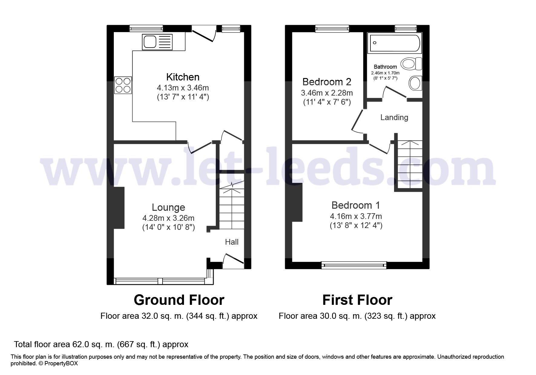 2 Bedrooms Terraced house to rent in Garton Grove, Leeds LS9