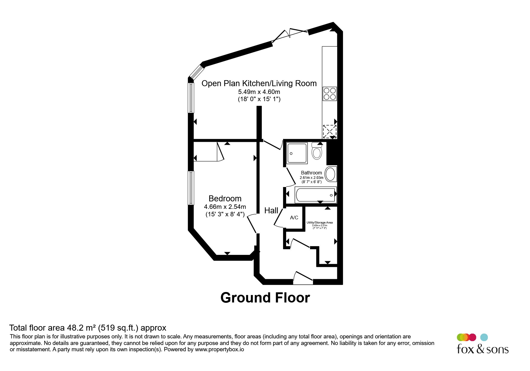 19, Holly Place, Eastbourne floorplan