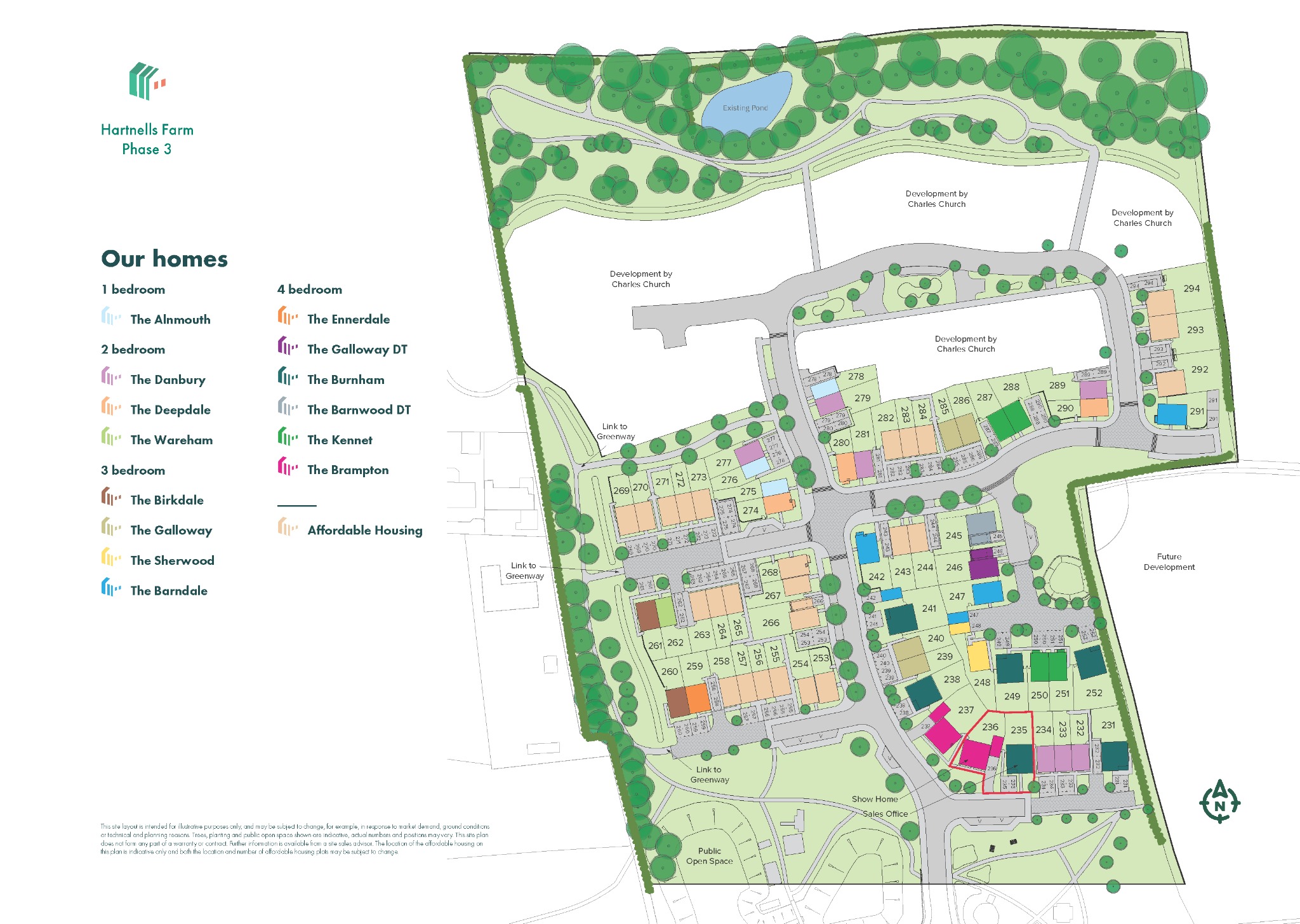 Plot 236, The Brampton, Monkton Heathfield floorplan