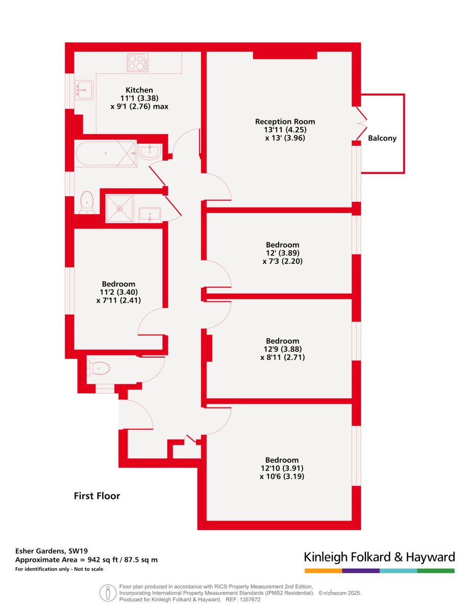 Esher Gardens, London floorplan