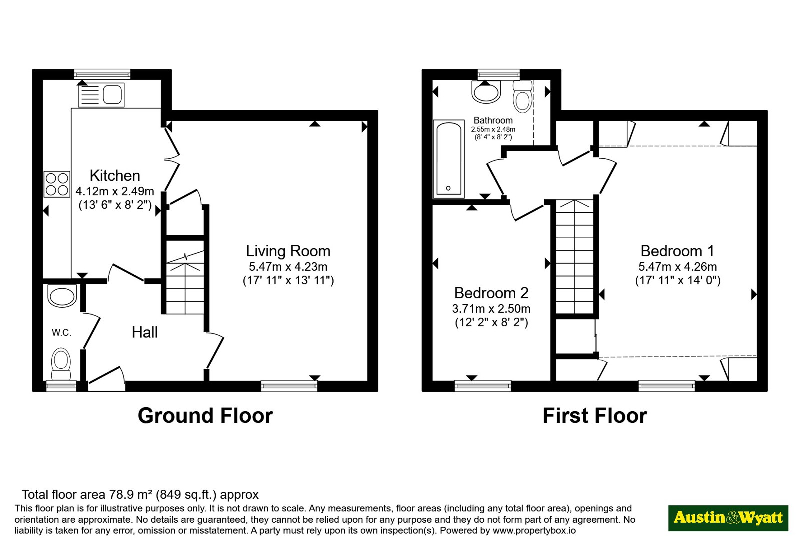 6, The Avenue, Sutton Scotney floorplan