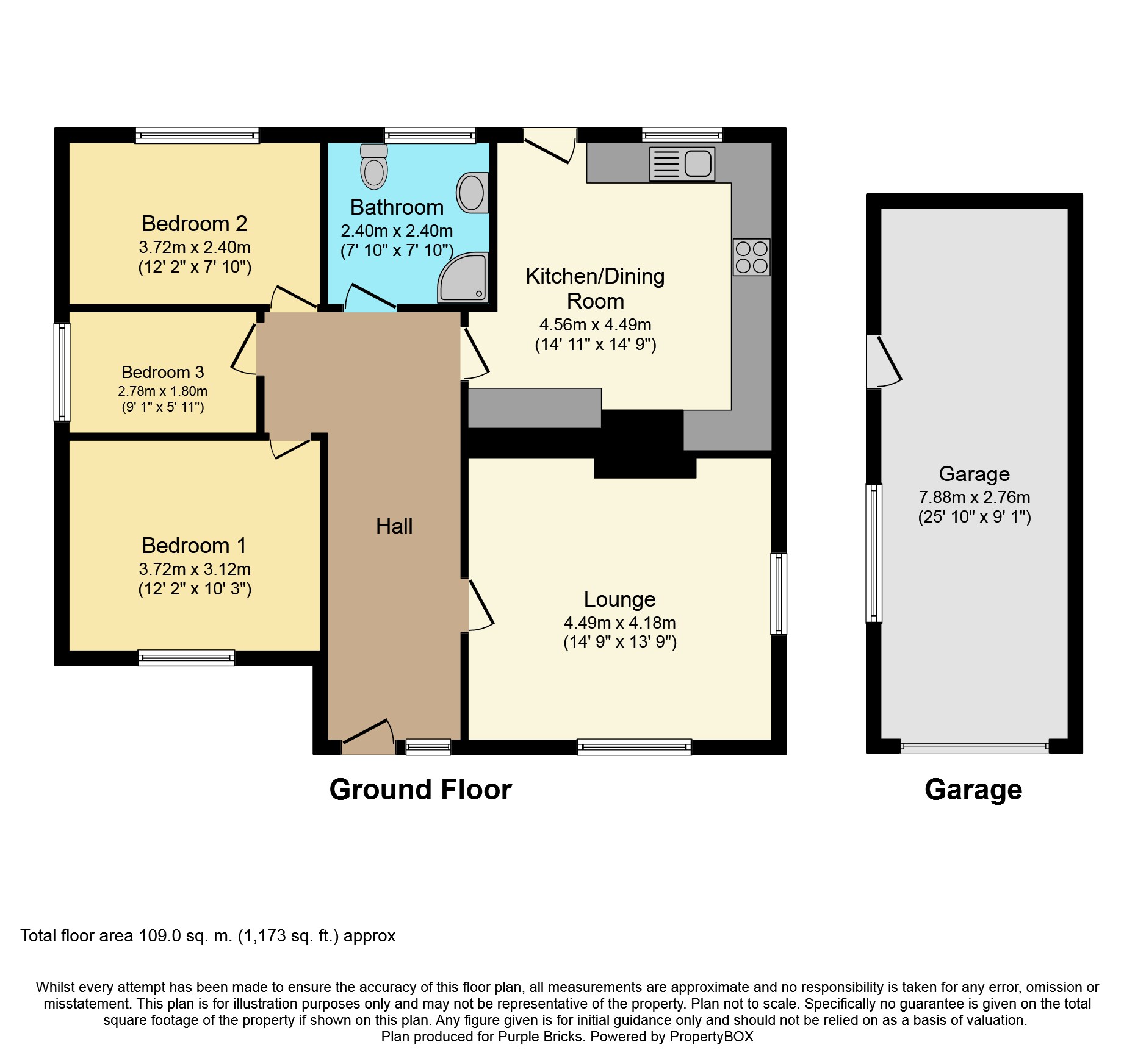 3 bed detached bungalow for sale in Church Lane, Clarborough, Retford