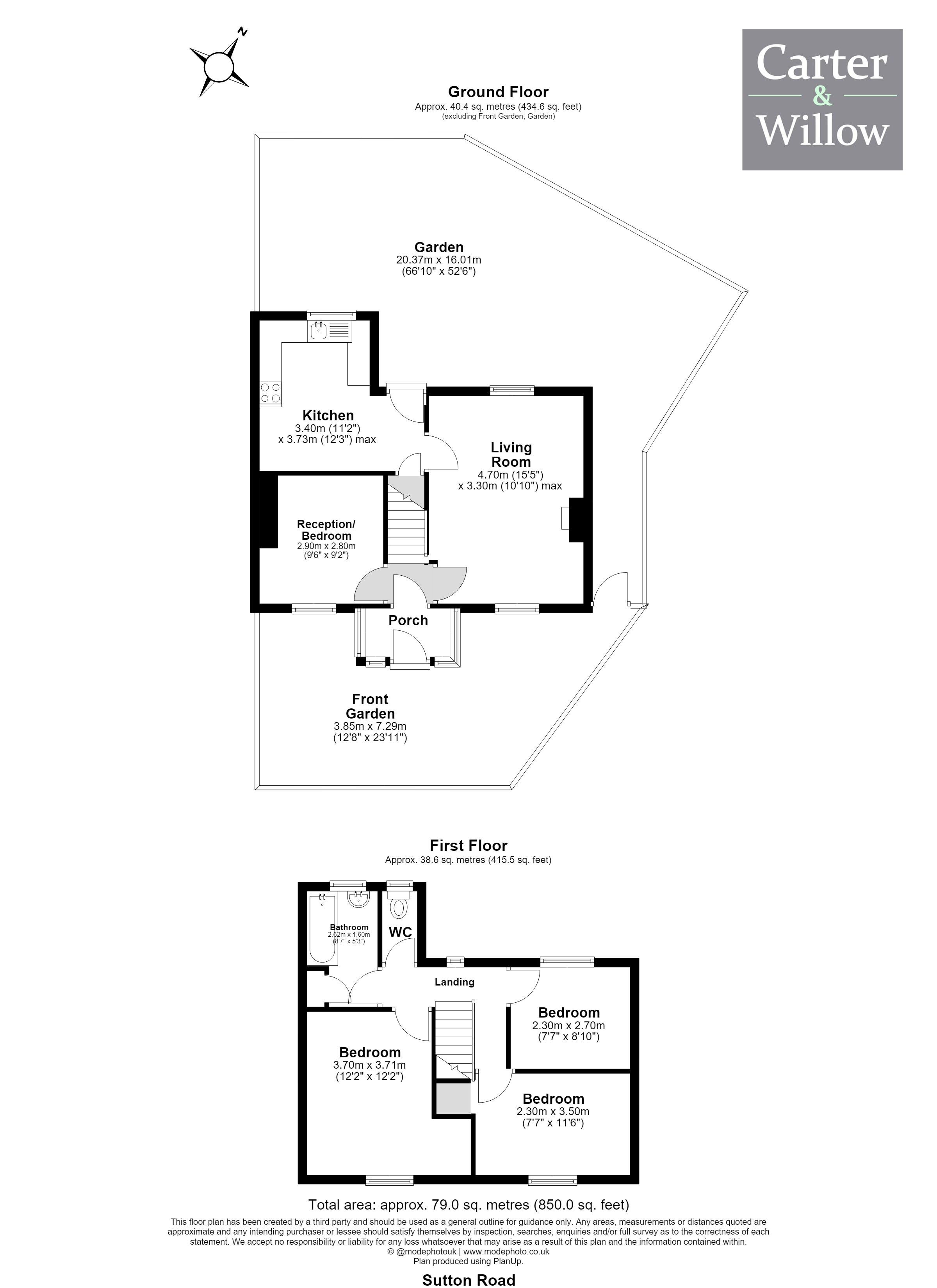 81, Sutton Road, Barking  floorplan