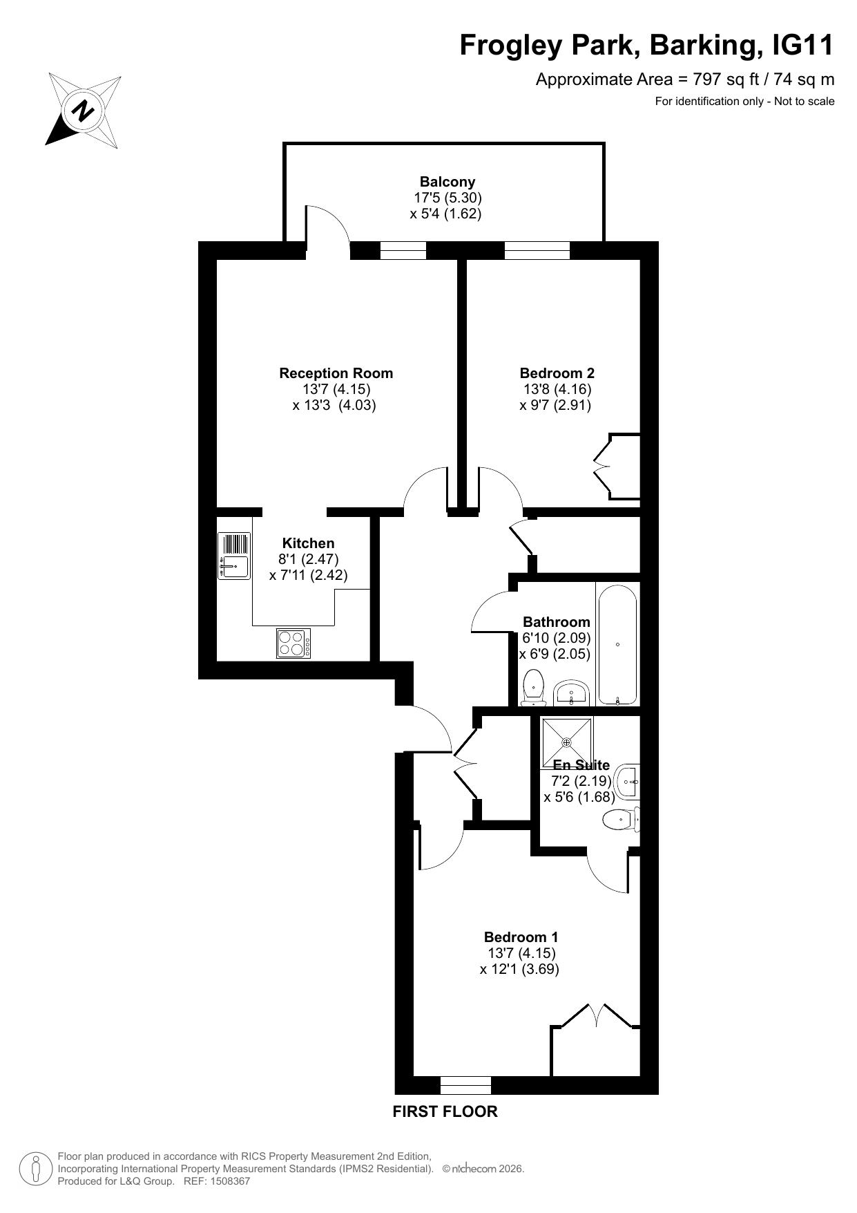 12 Frogley Park, Barking floorplan