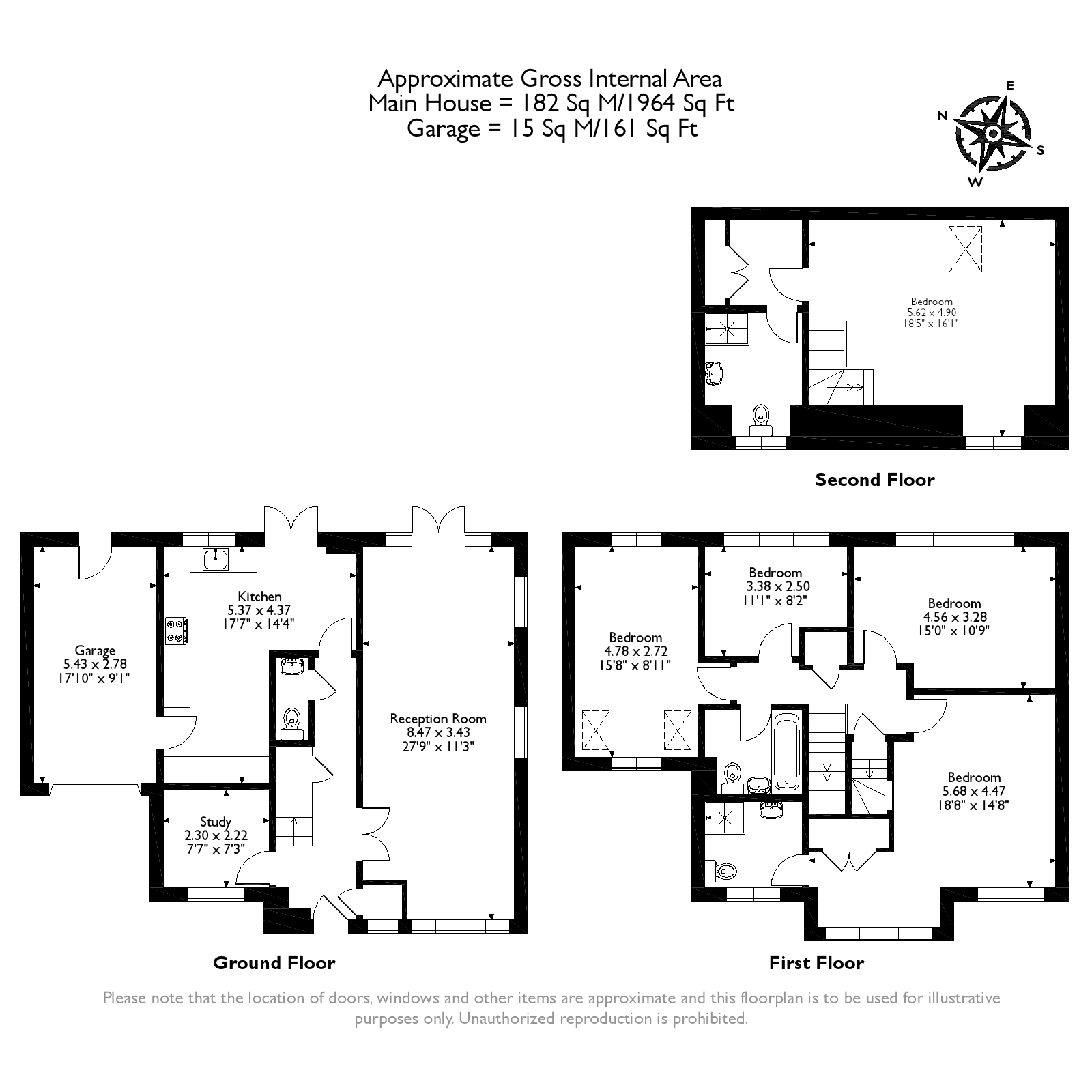 5 Bedrooms Detached house to rent in Fairway Close, Esher KT10