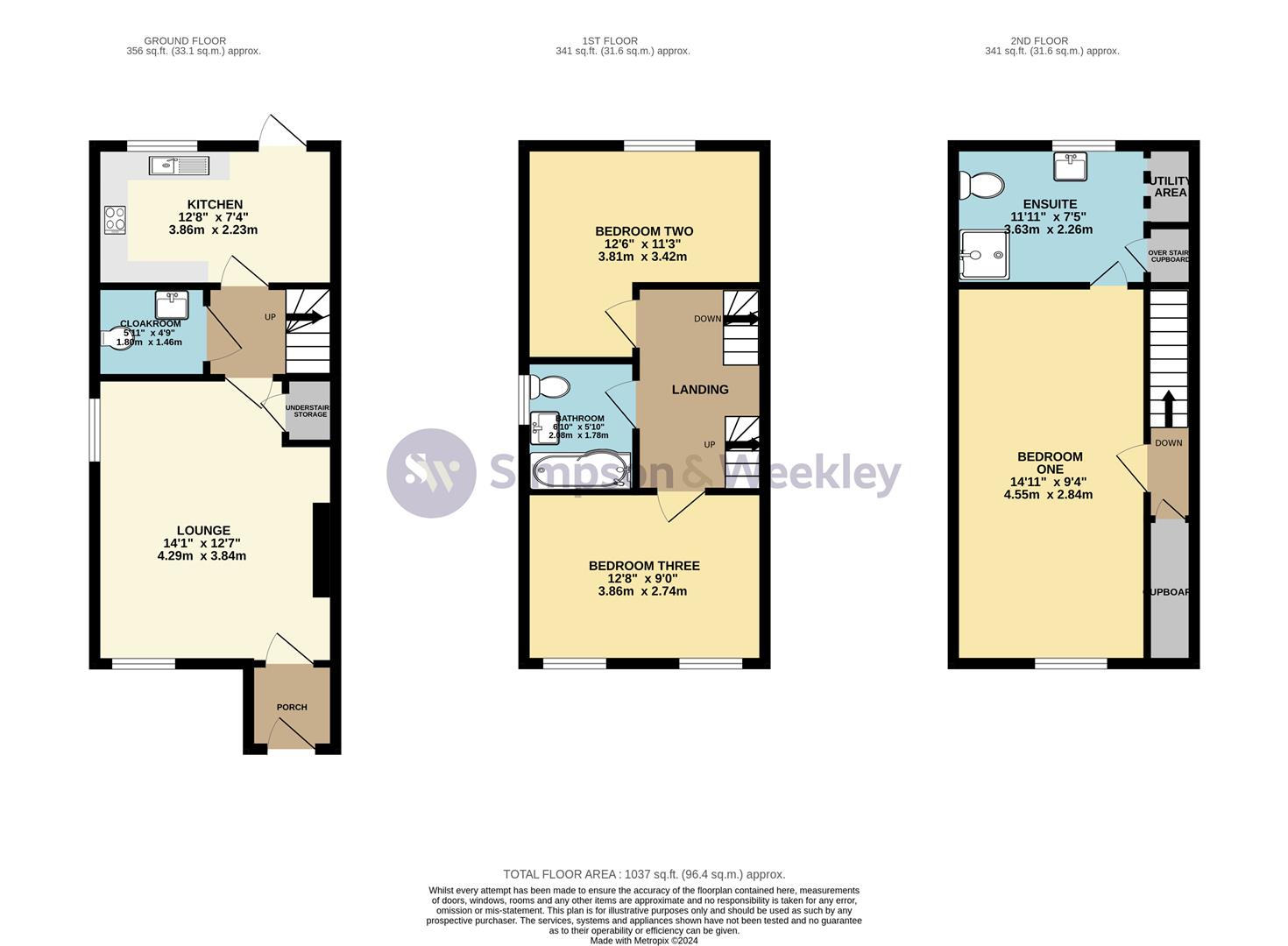 150, Fitzhugh Rise, Wellingborough floorplan