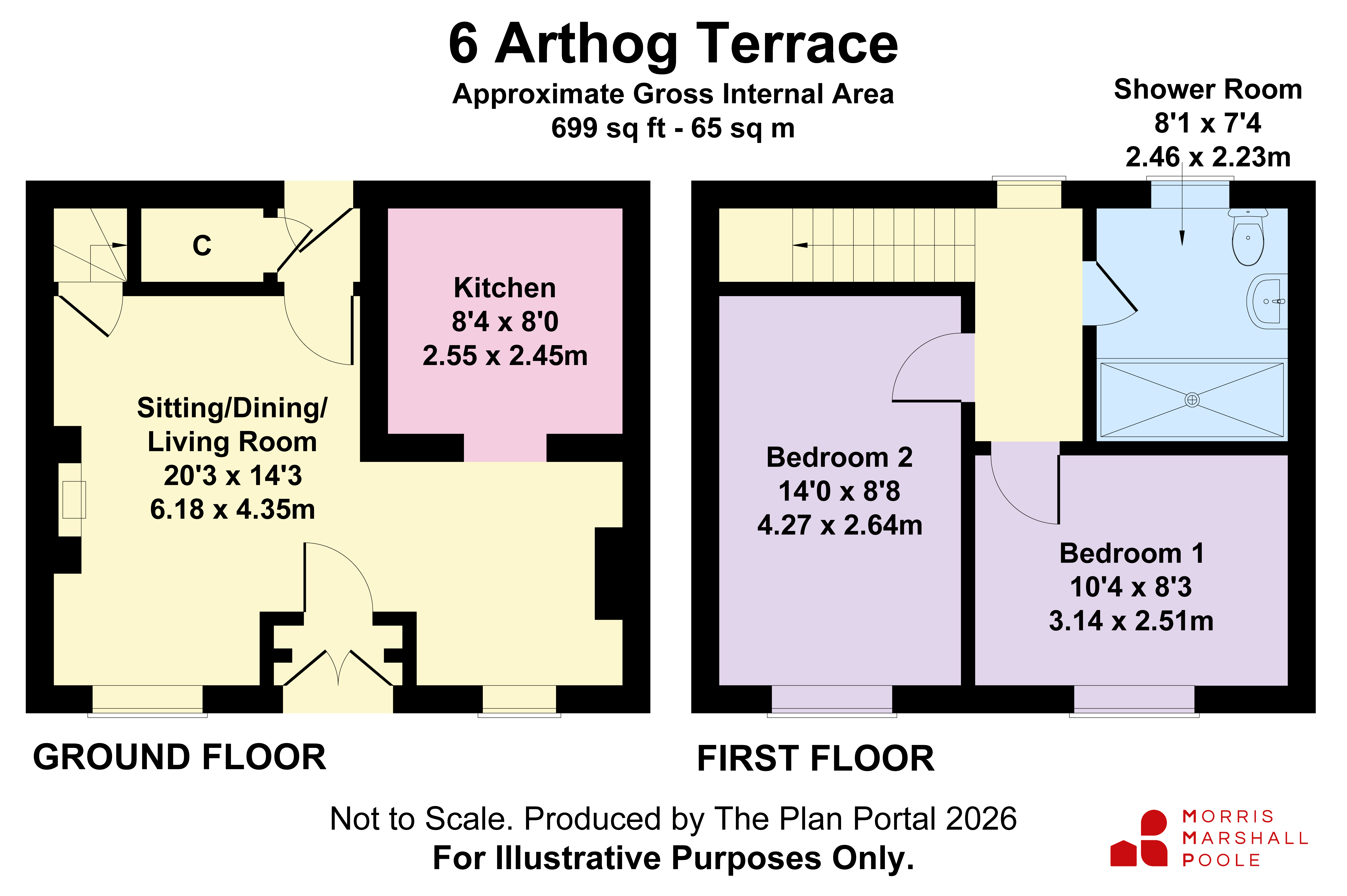 6, Arthog Terrace, Gwynedd floorplan