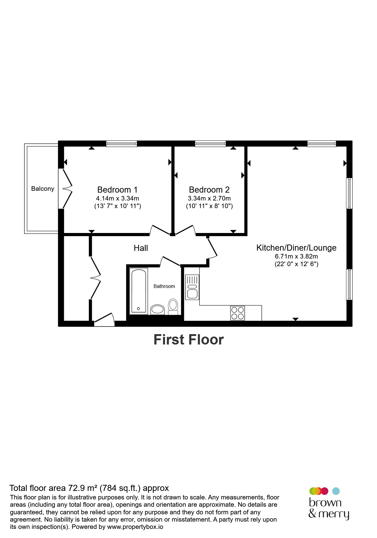 62, Liddell Way, Leighton Buzzard floorplan
