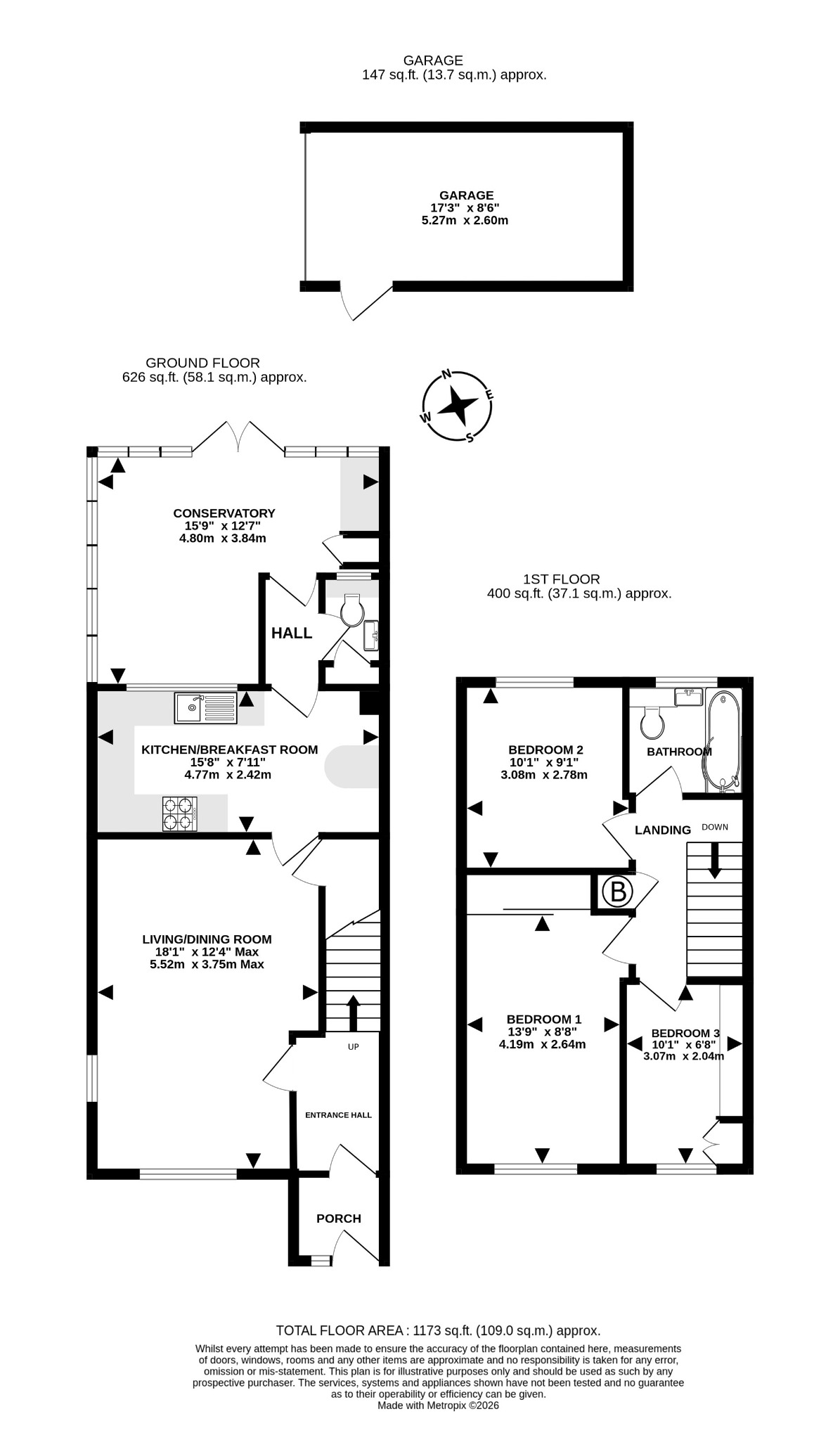 1 Hopeman Close, College Town, Sandhurst floorplan