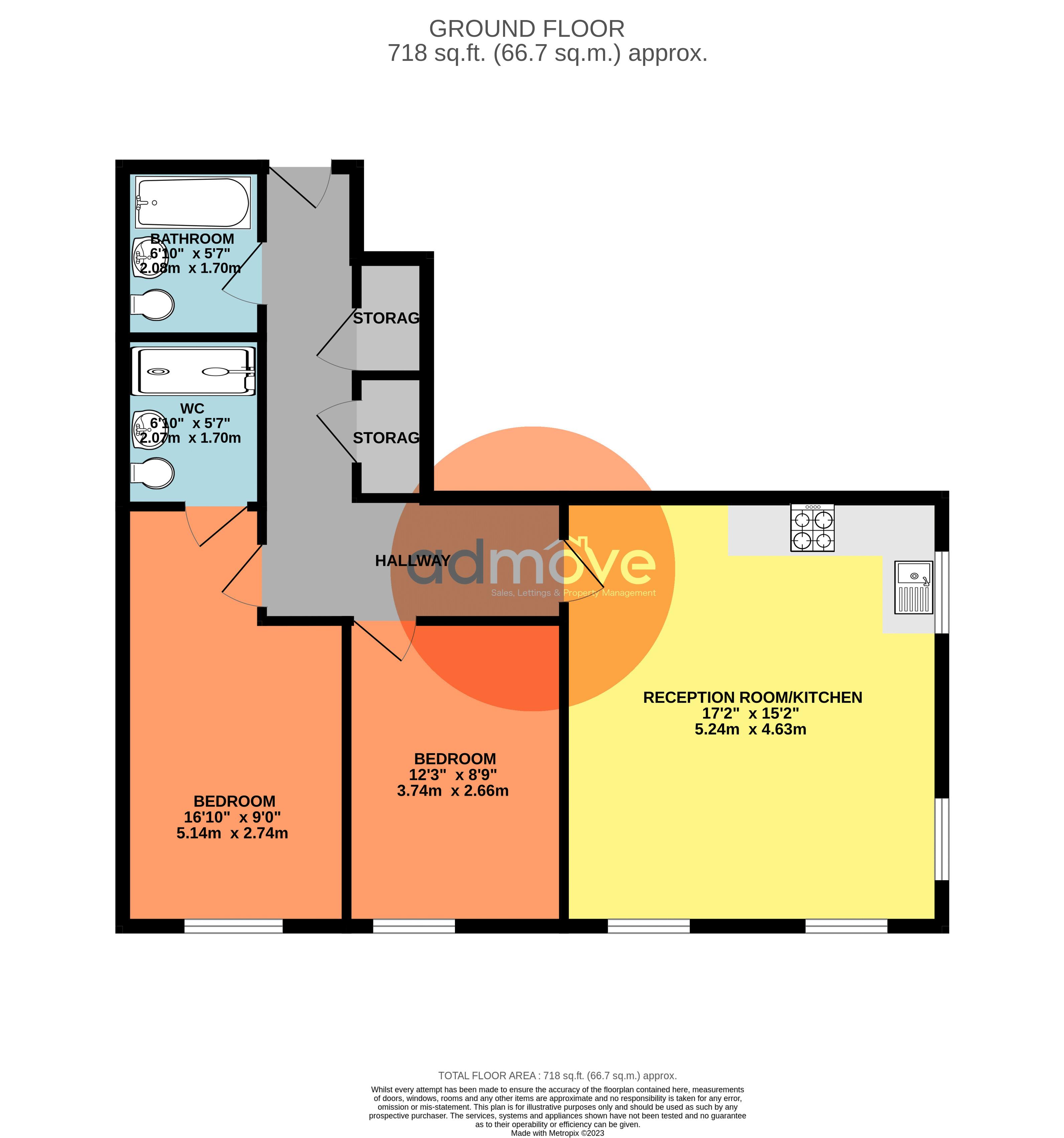 Victoria Apartments, Victoria Street, Altrincham WA14, 2 bedroom flat