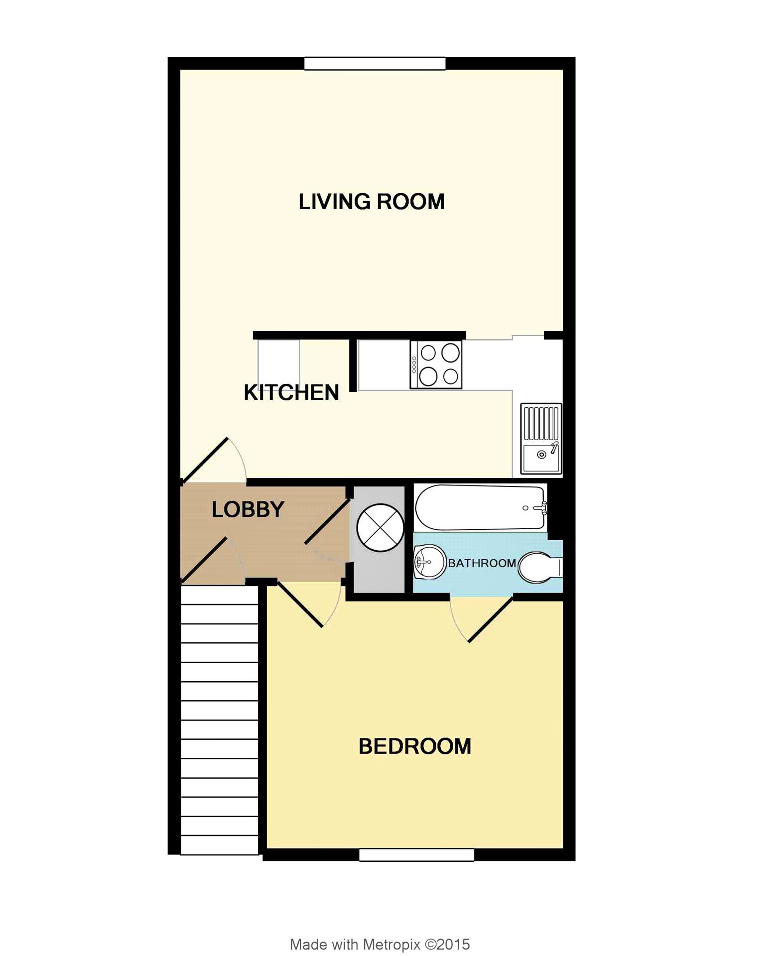 Flat 1,, The Chantry, Okehampton floorplan