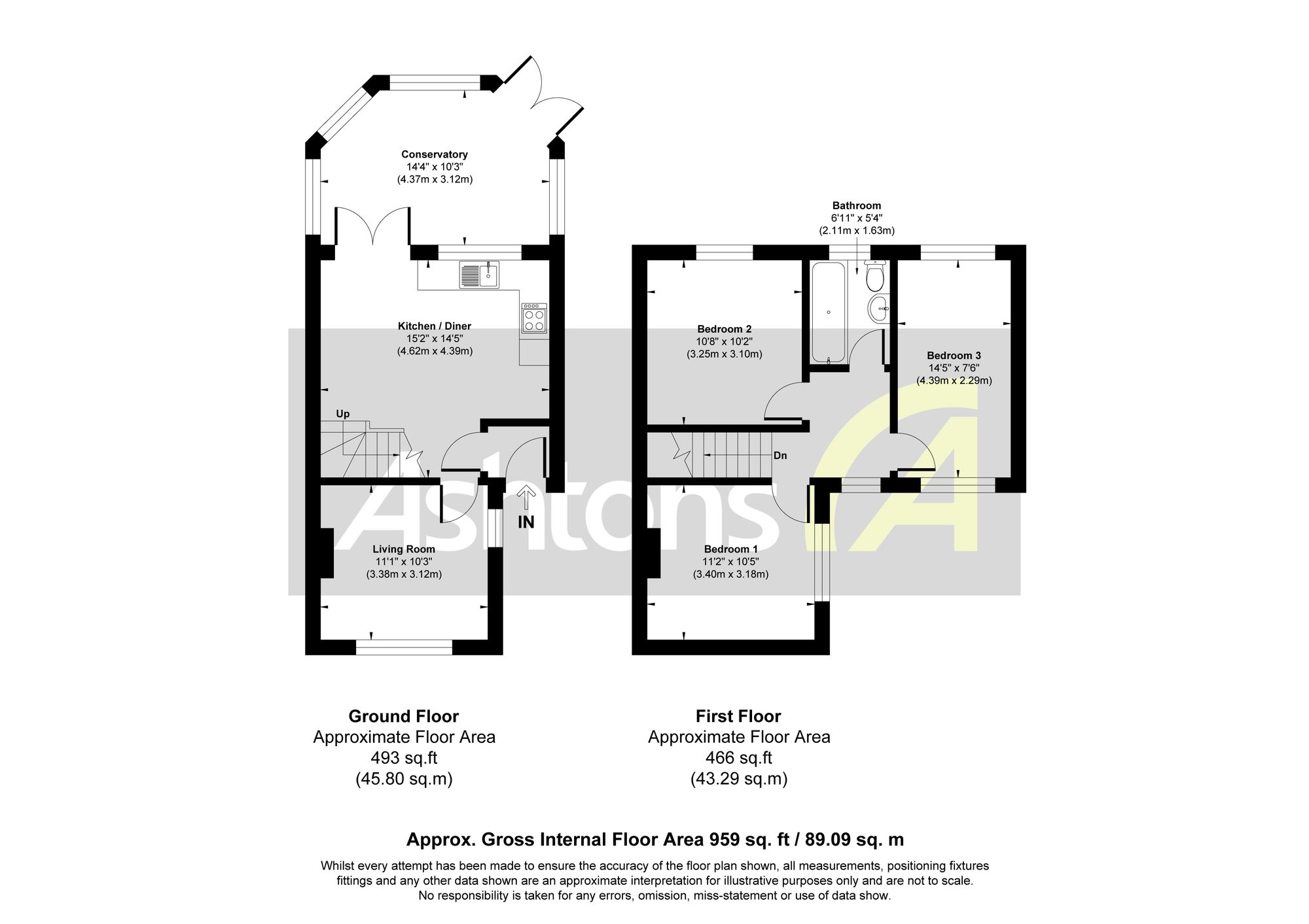 234 Liverpool Road, Widnes floorplan