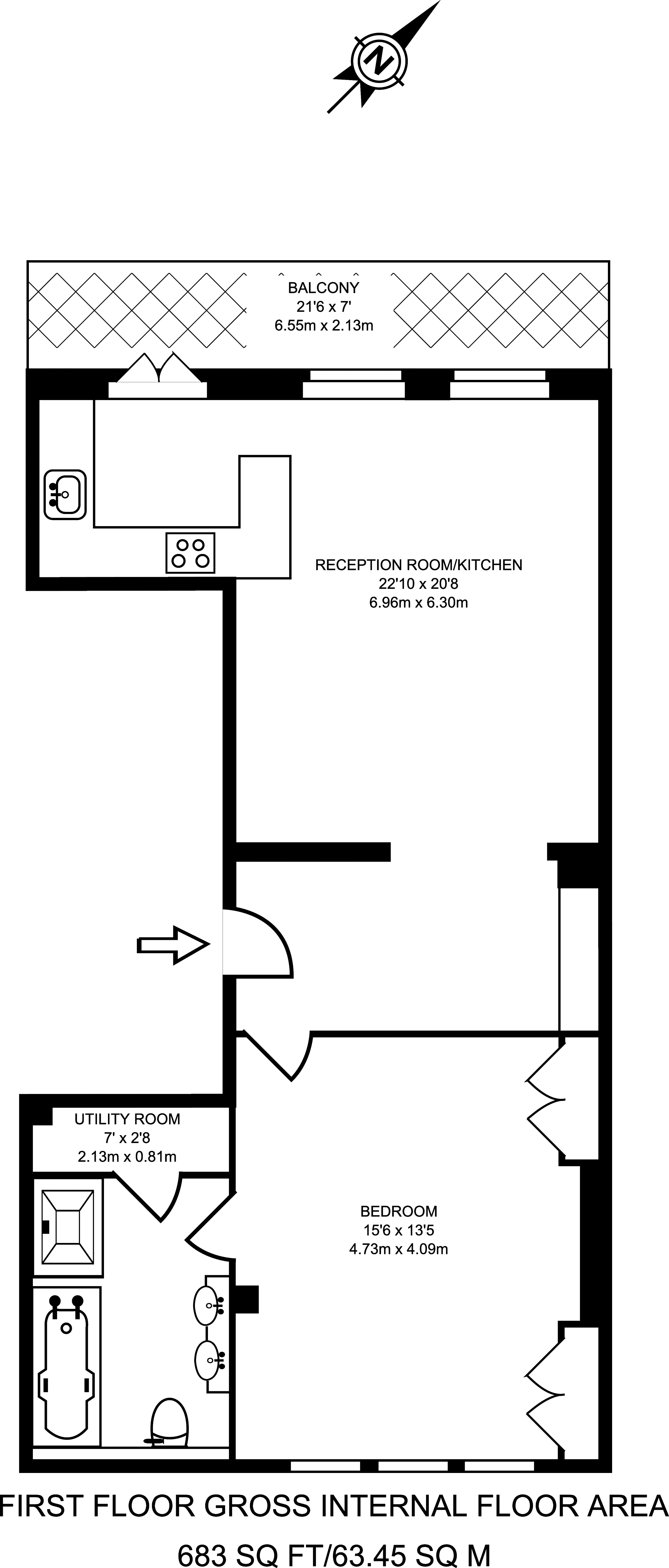 1 Bedrooms Flat to rent in Elgin Avenue, Maida Vale W9