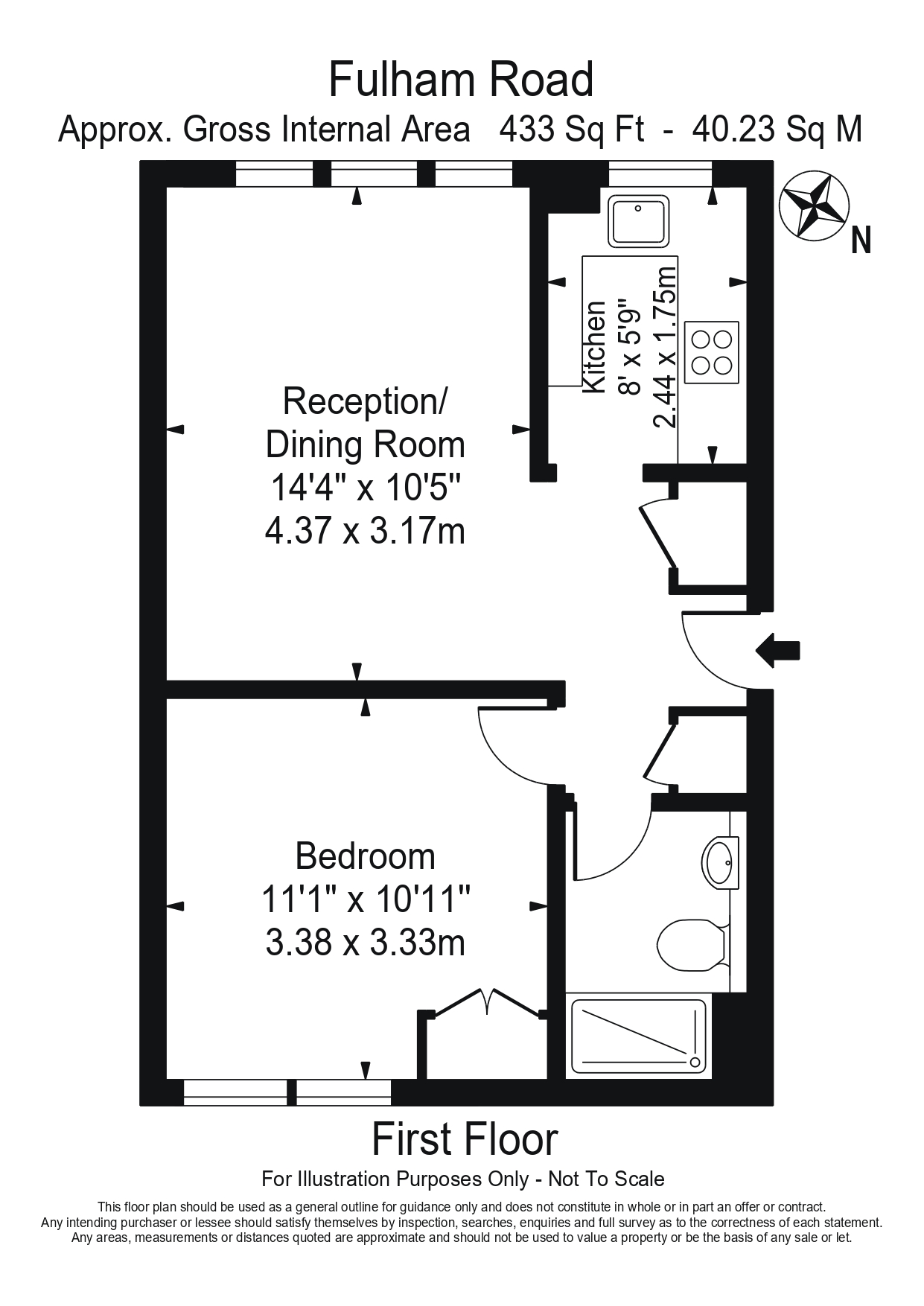 10, 437, Fulham Road, Kensington and Chelsea floorplan