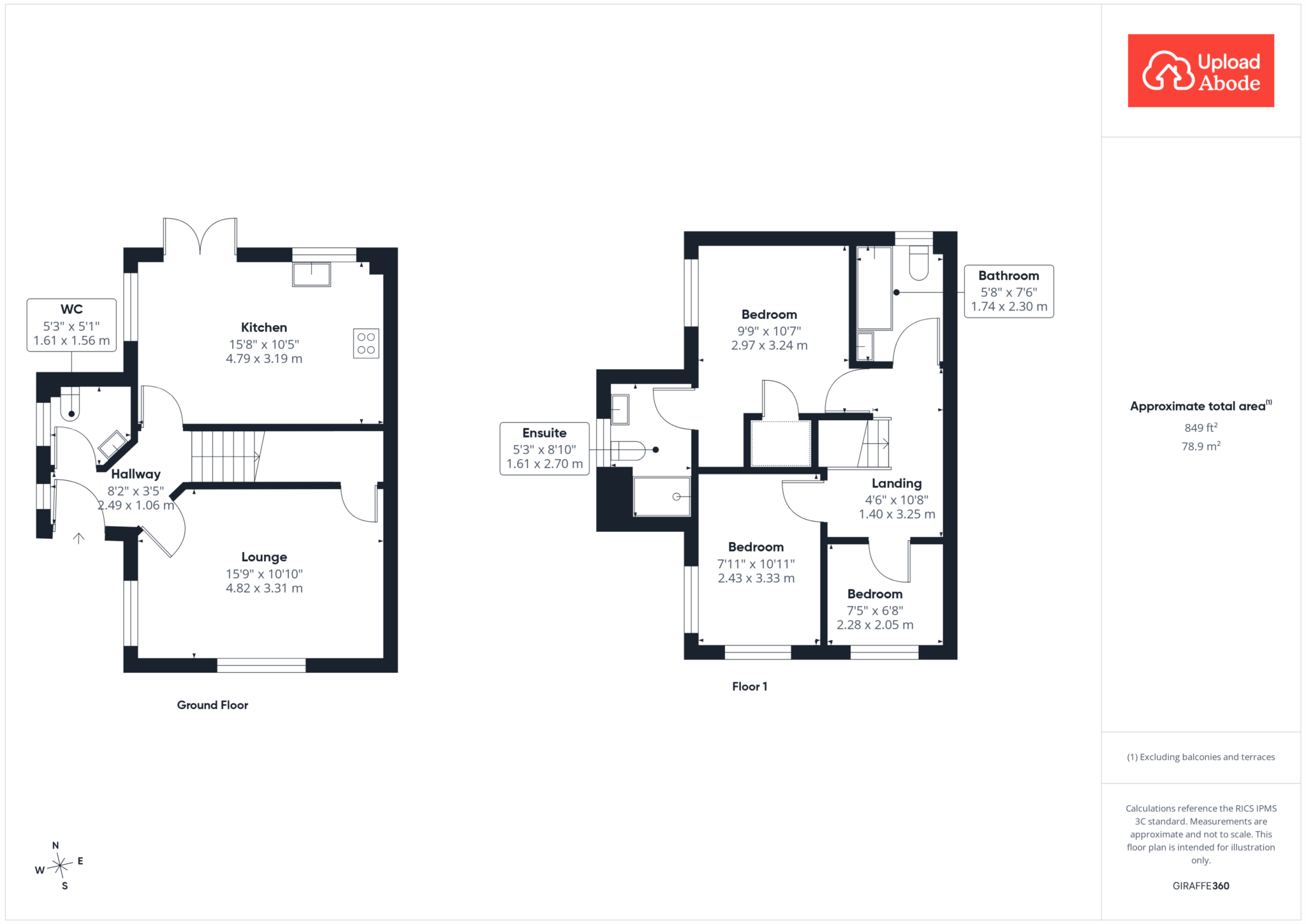 223, Meadowhead Road, Wishaw floorplan