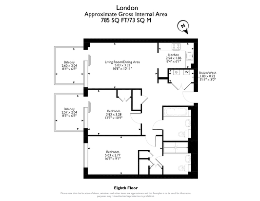 2 Bedrooms Flat to rent in Perilla House, Goodman's Fields, London E1