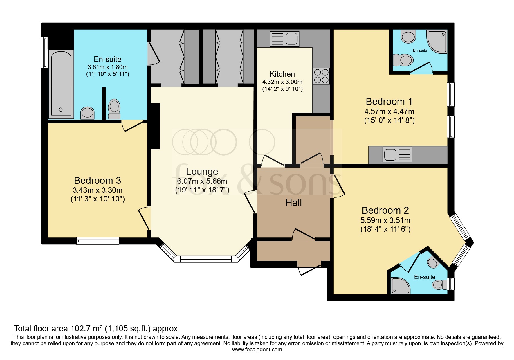 Spencer Road, Eastbourne floorplan