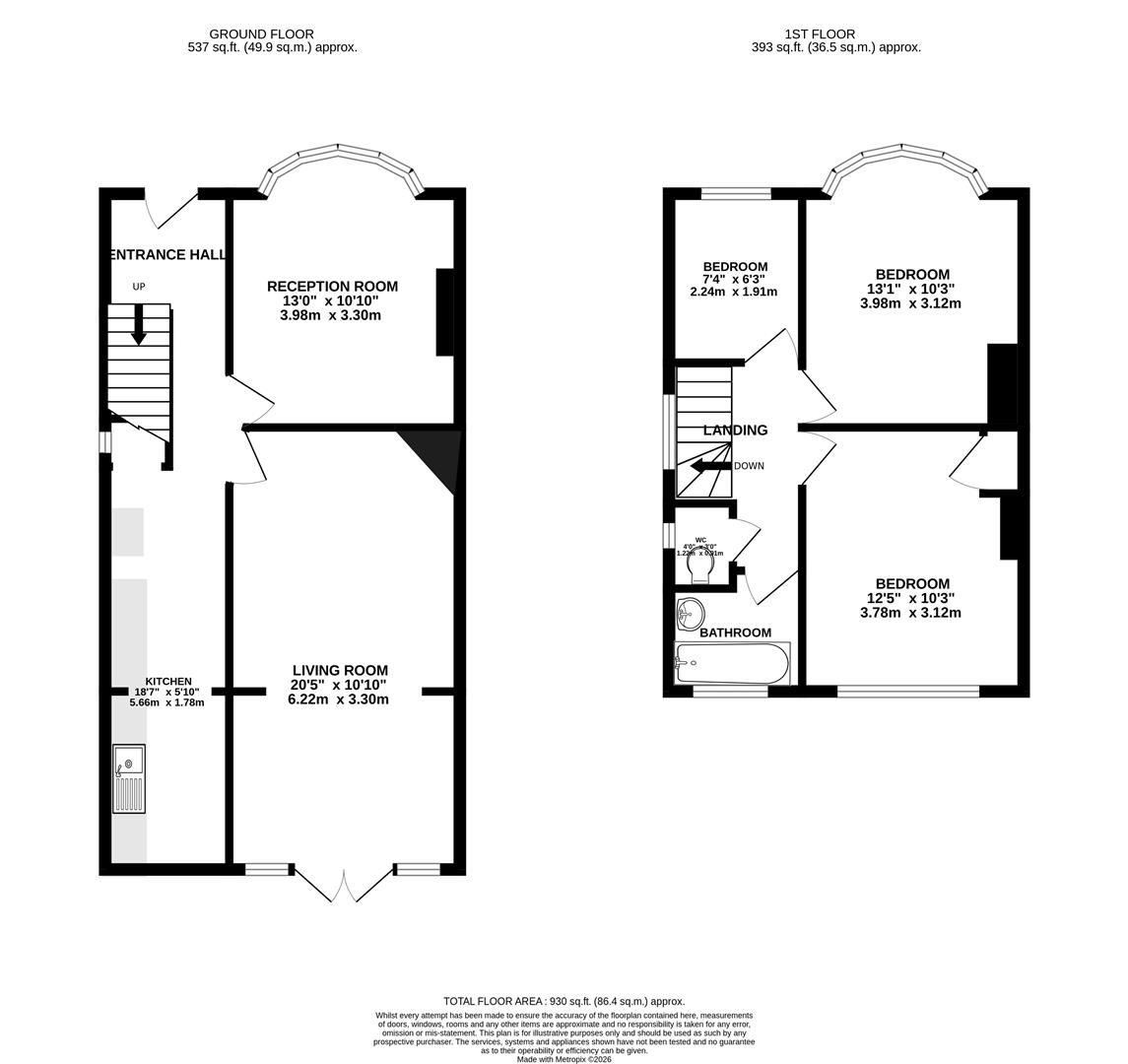 20, Old Manor Drive, Isleworth floorplan