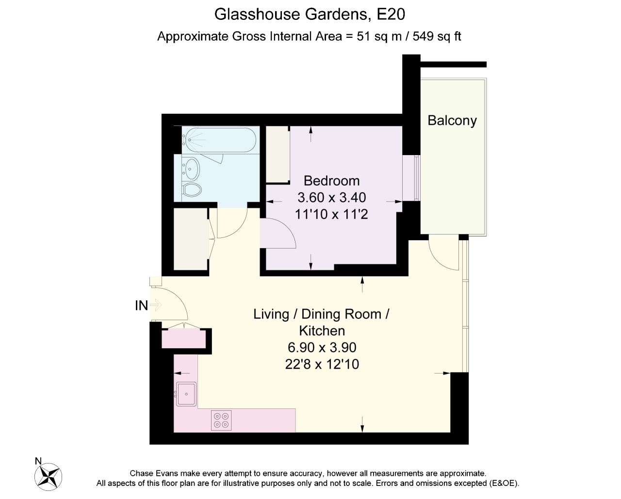 1 Bedrooms Flat to rent in Cassia Point, Glasshouse Gardens, Stratford E20