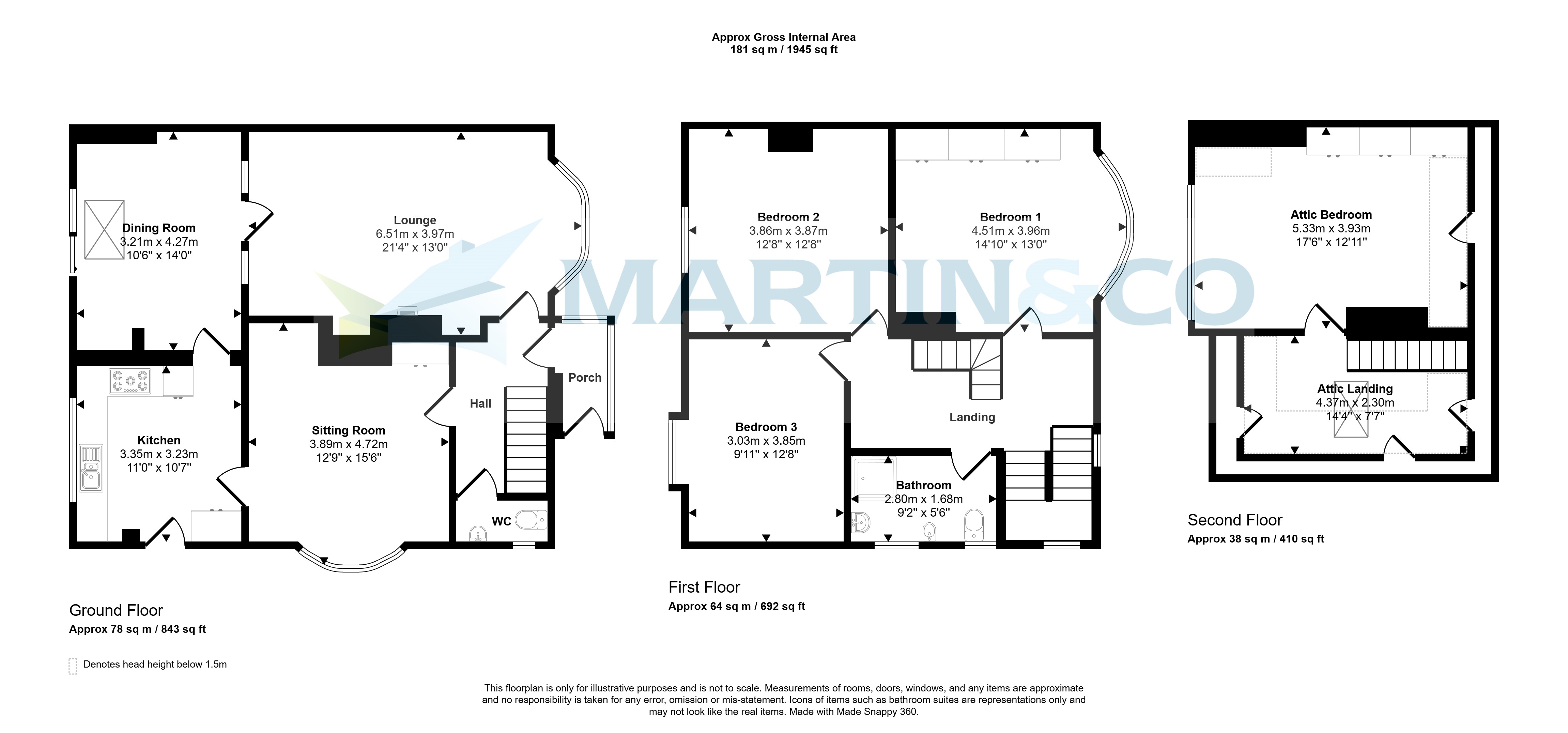 111, Bradford Road, Bradford floorplan