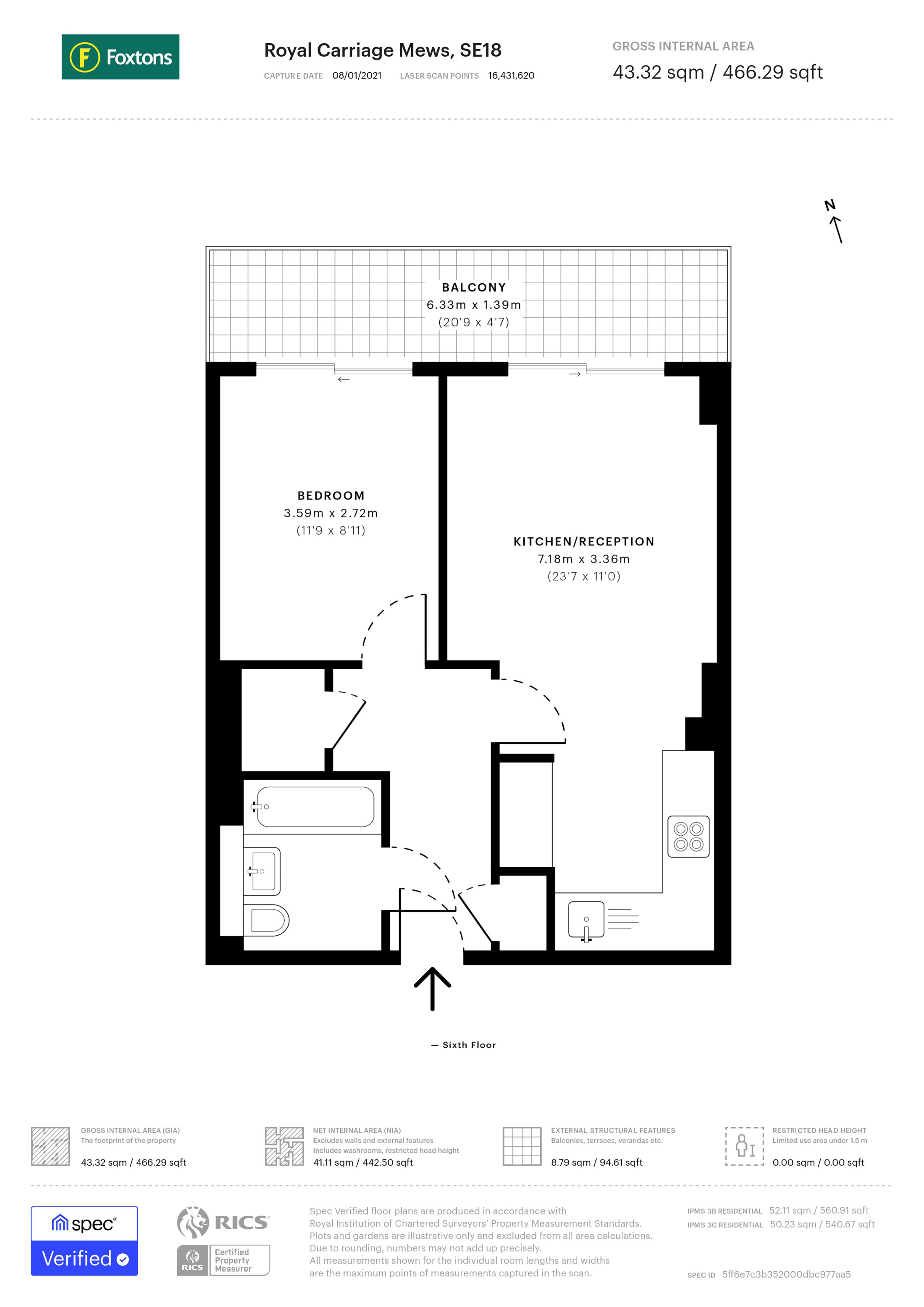 West Carriage House, Woolwich Riverside floorplan