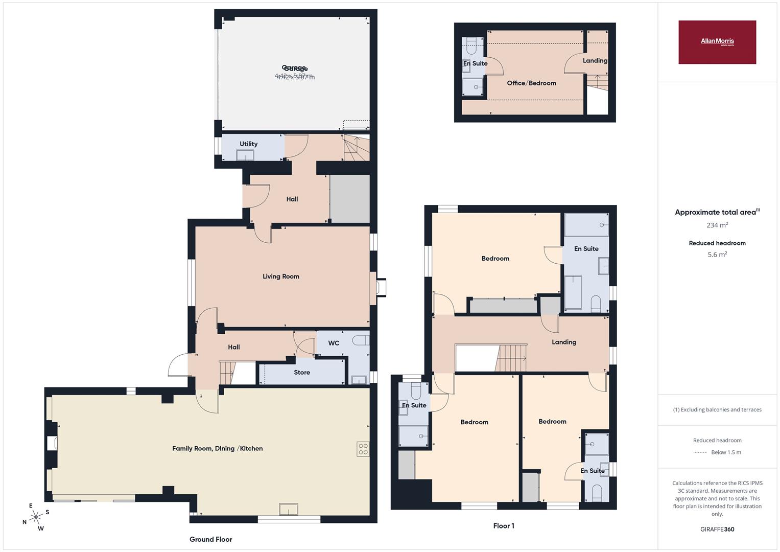Pear Tree House, Welland Road, Hanley Swan floorplan