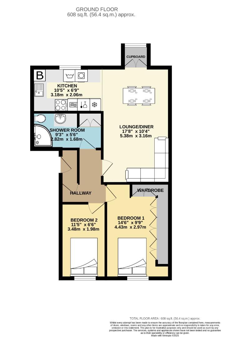 3, Royston Court, Potton floorplan