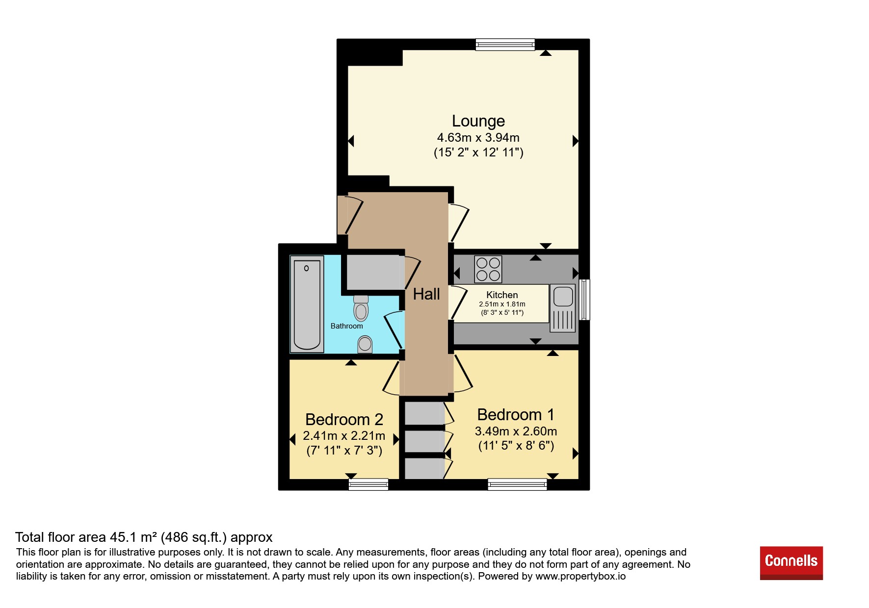 32, Turnberry Court, Watford floorplan