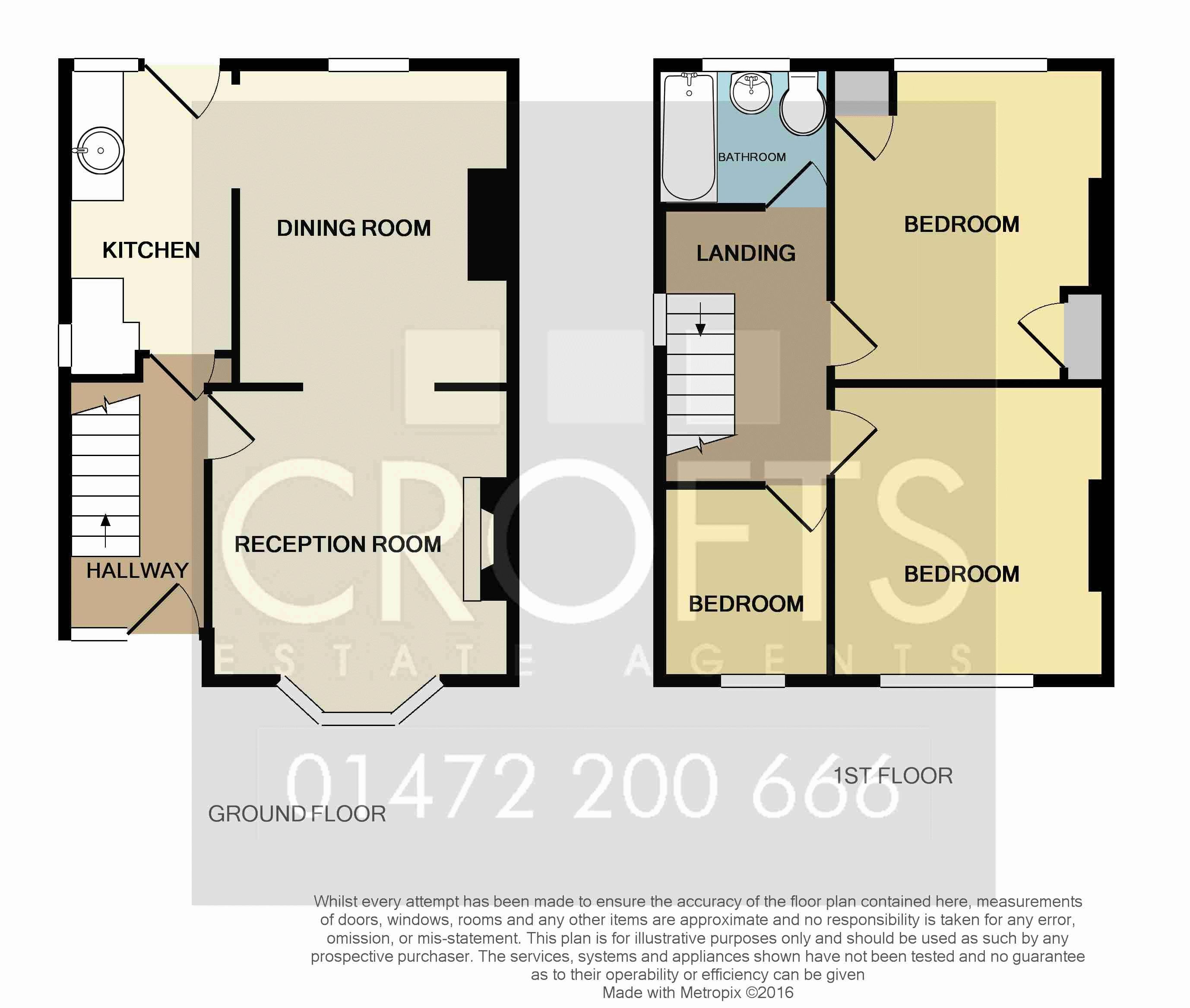 11, Baytree Avenue, Grimsby floorplan