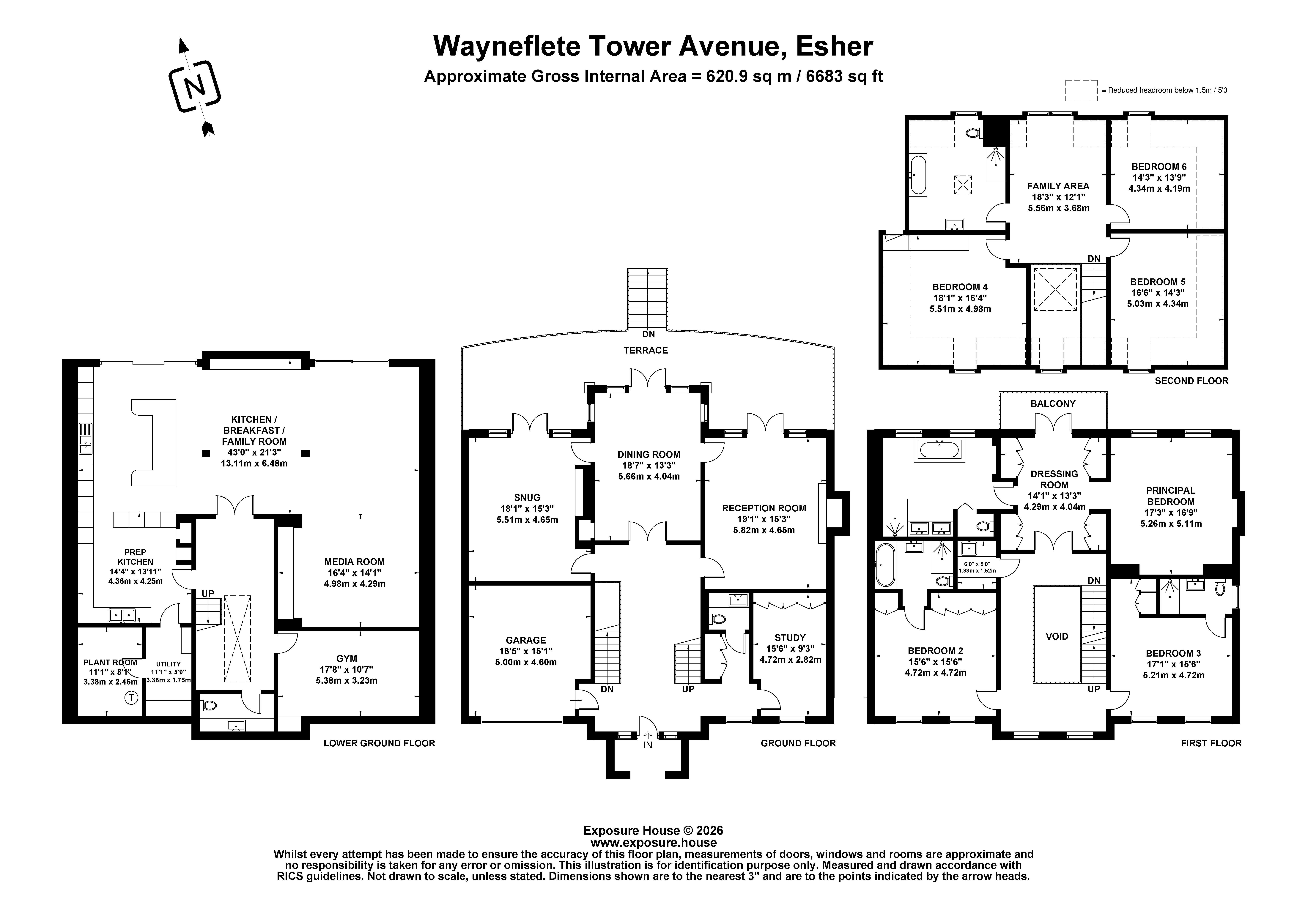 18, Wayneflete Tower Avenue, Surrey floorplan