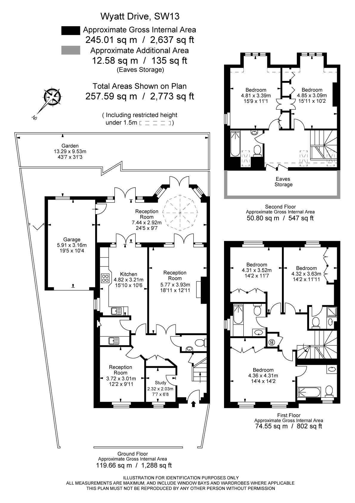 47, Wyatt Drive, London floorplan